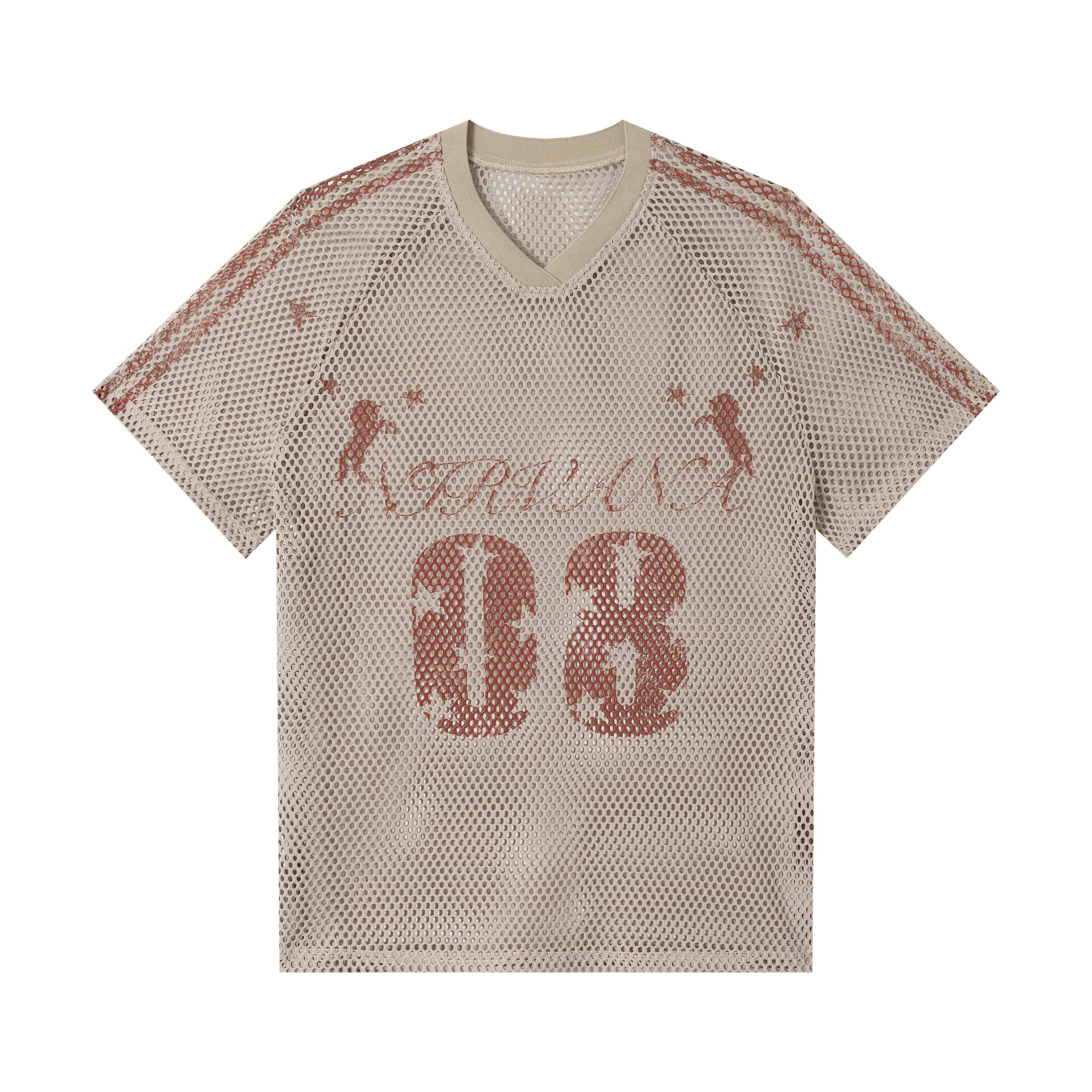 Omirad Mesh Football Jersey Tee | Retro Oversized Streetwear