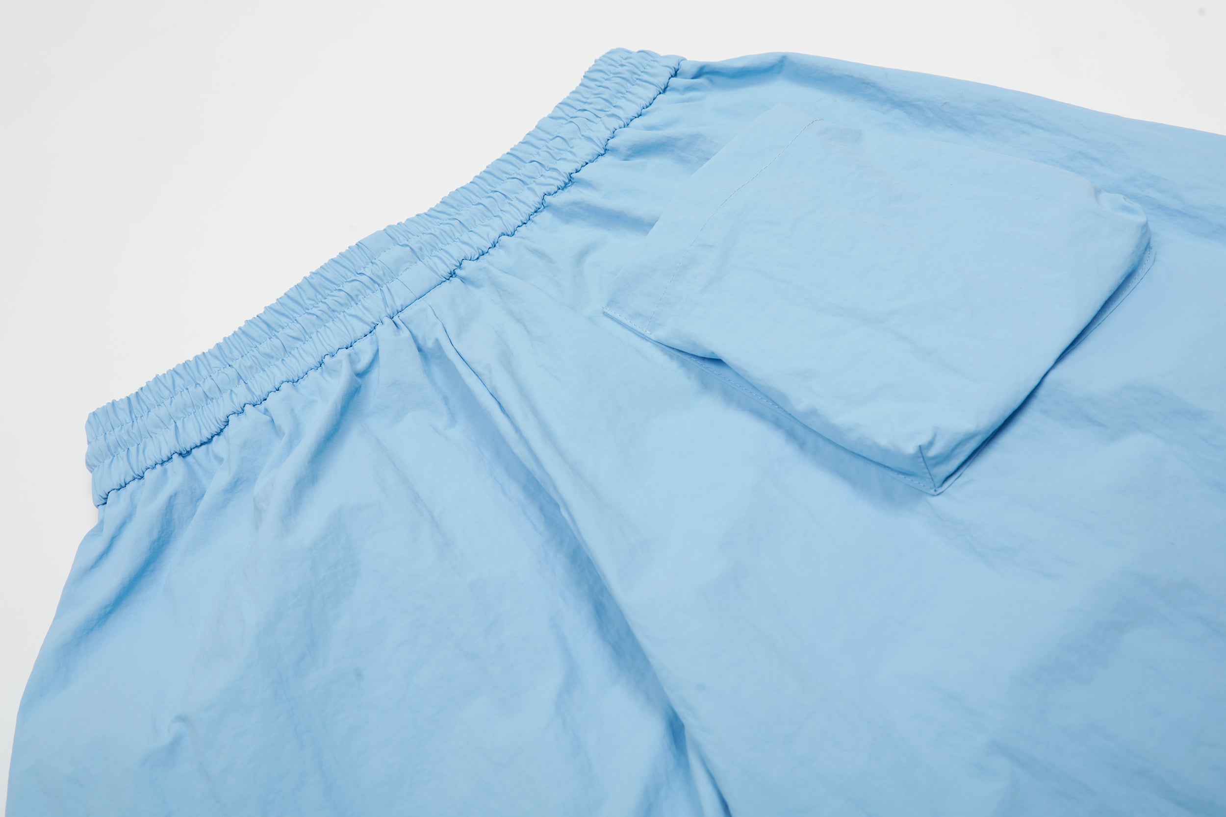 Nylon Utility Cargo Wide-Leg Pants | Pastel Streetwear