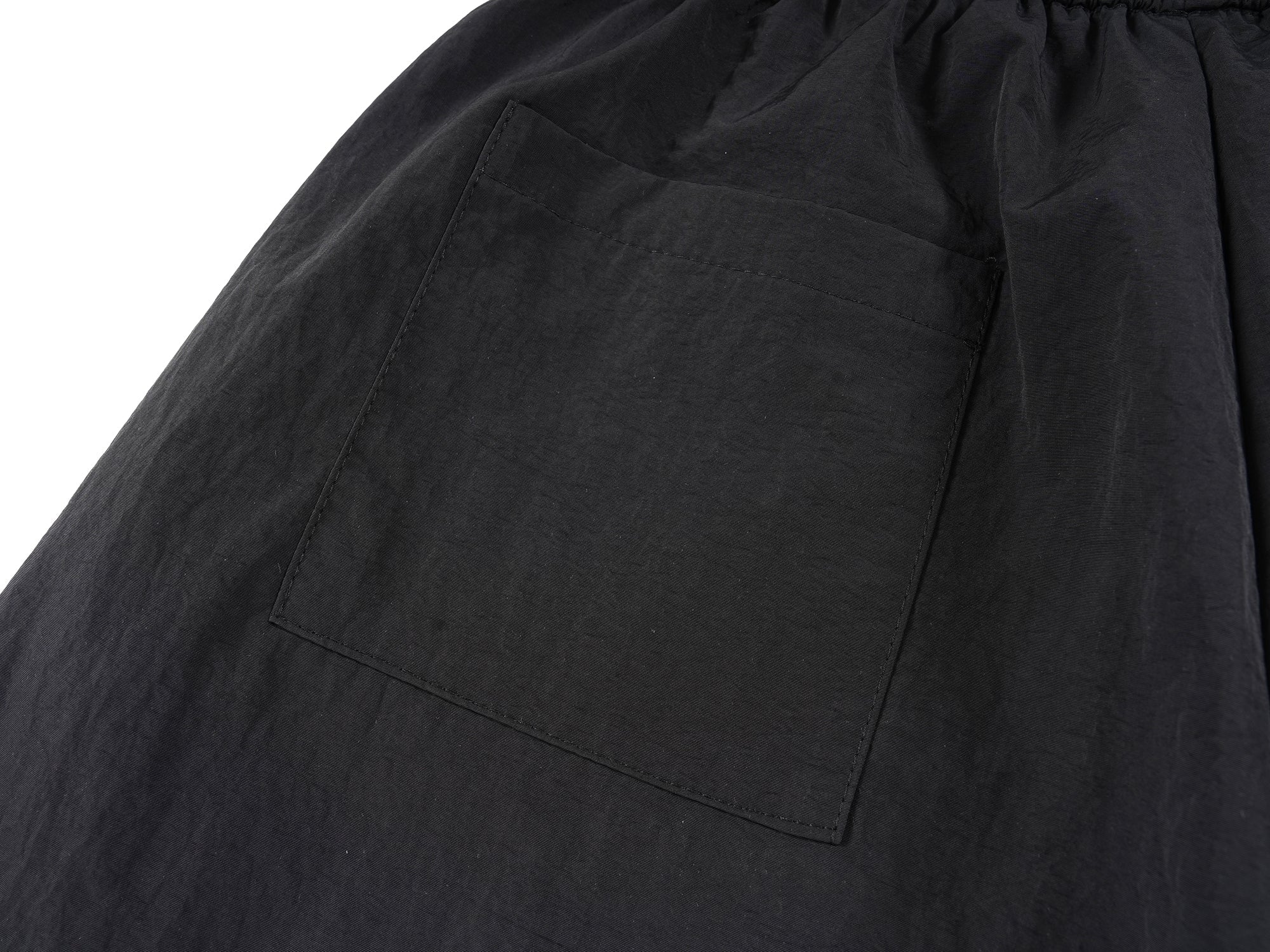 Omirad Flag Print Wide-Leg Nylon Pants | Streetwear Baggy Fit