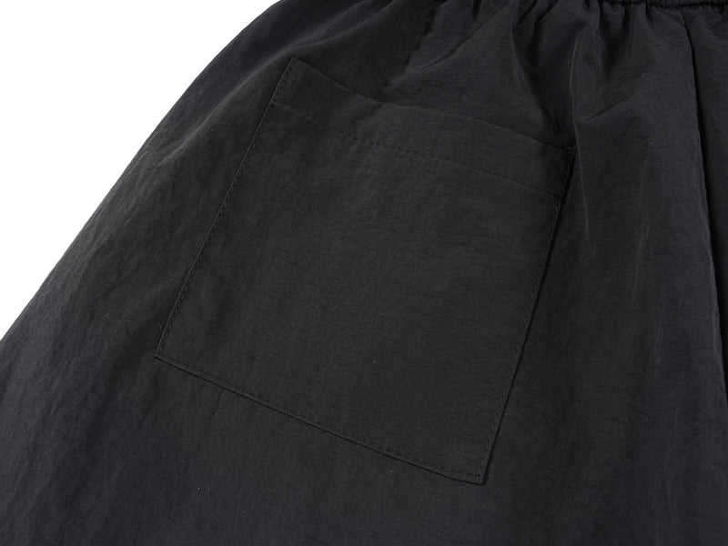 Omirad Flag Print Wide-Leg Nylon Pants | Streetwear Baggy Fit