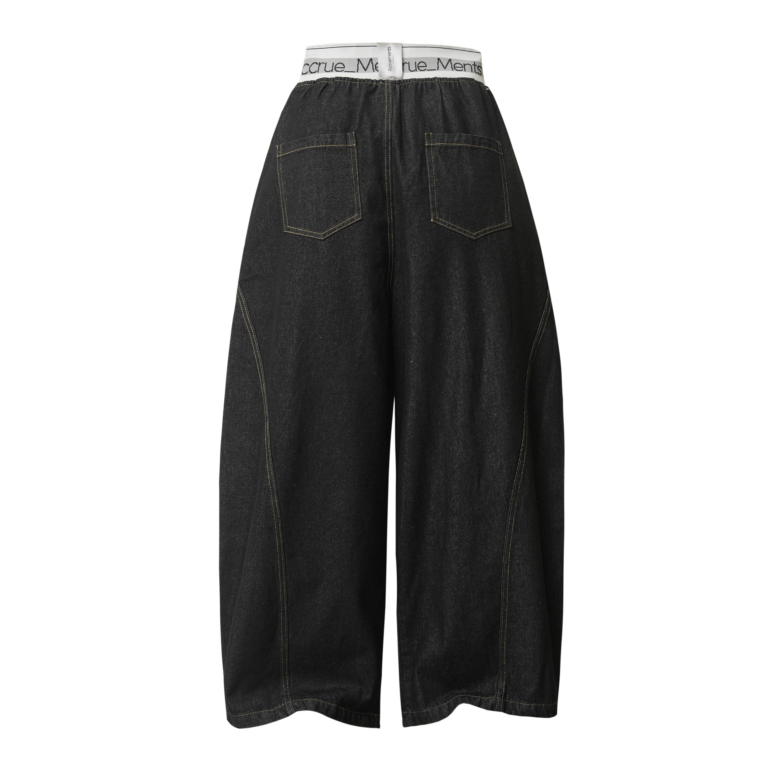 Omirad Wide-Leg Drawstring Denim Pants | Oversized Fit