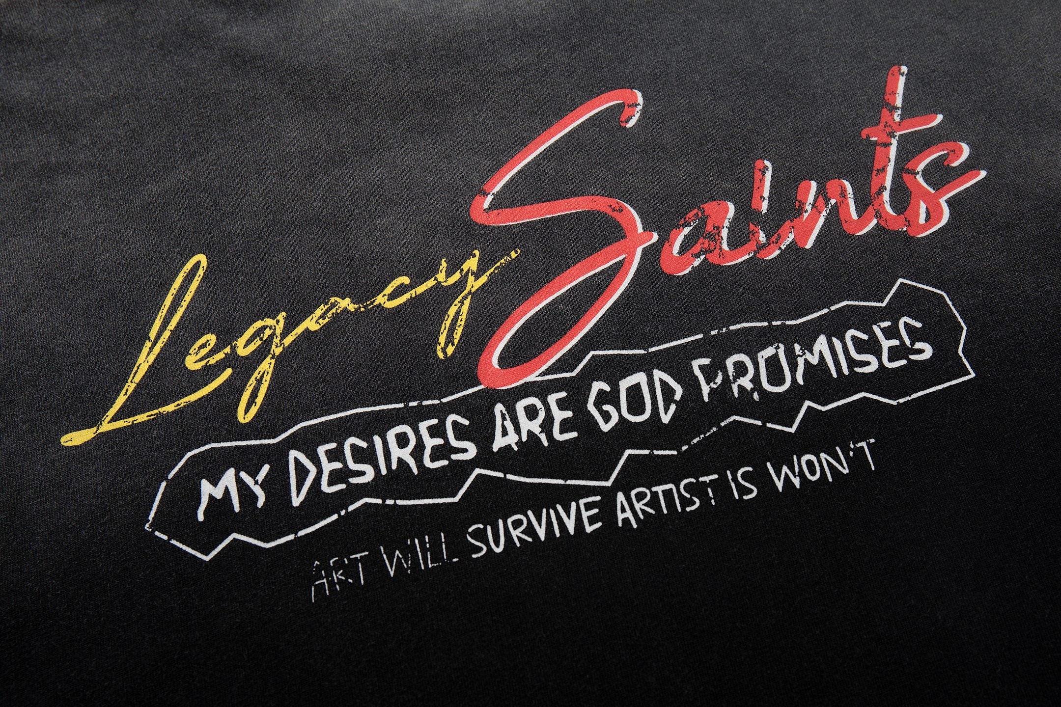Omirad Legacy Saints Washed Graphic Tee | Street Art Print