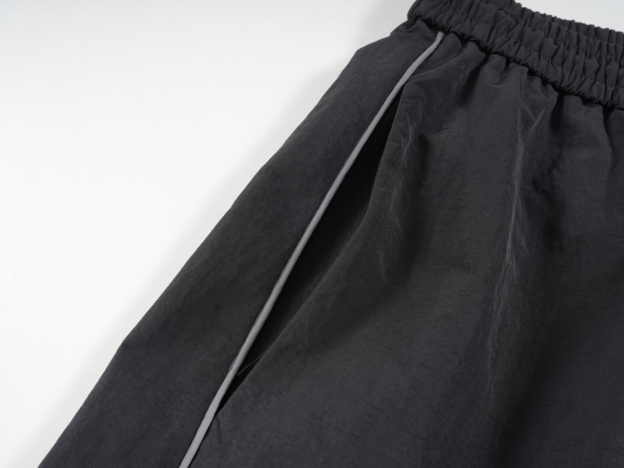 Omirad Flag Print Wide-Leg Nylon Pants | Streetwear Baggy Fit