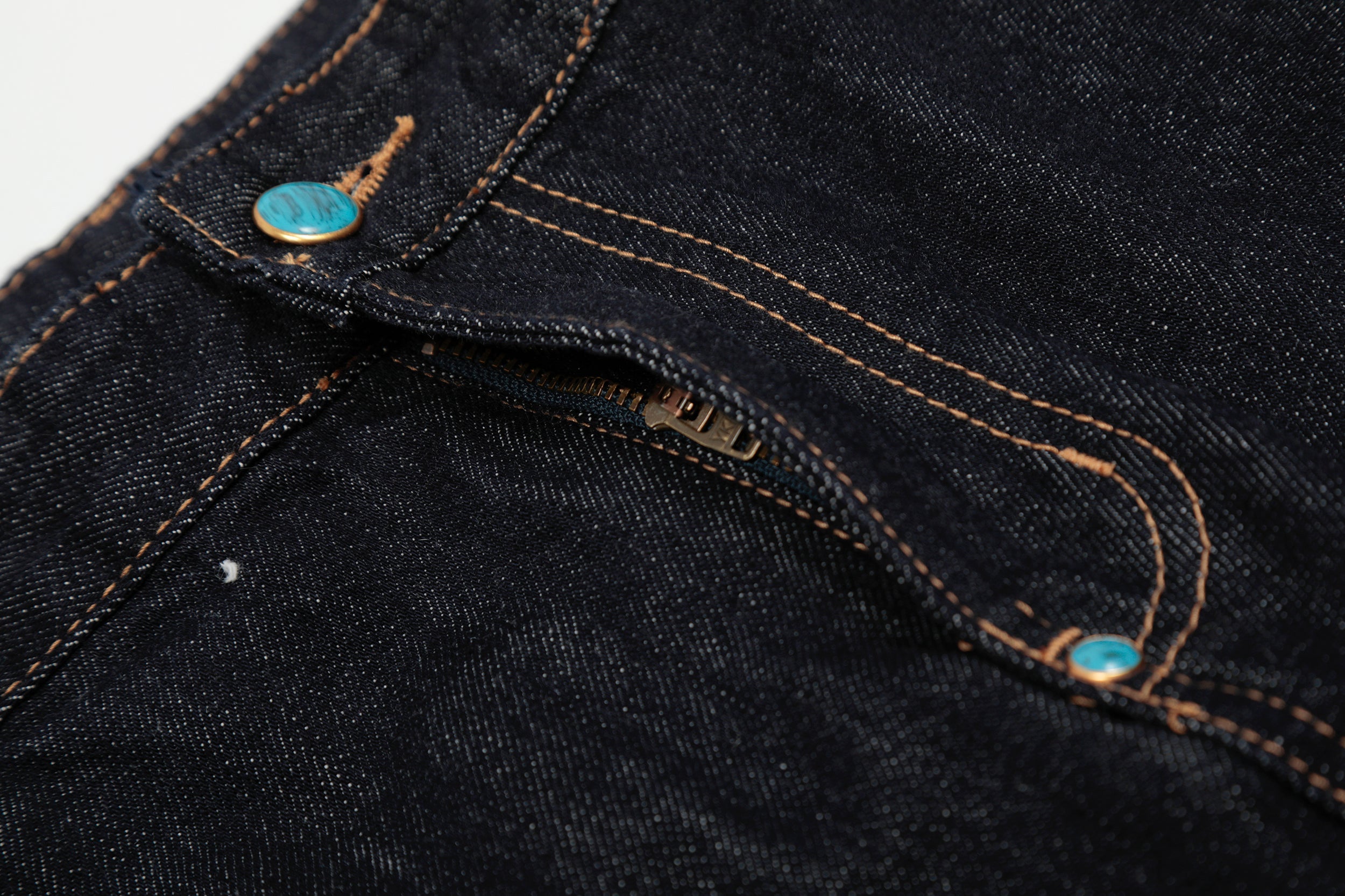 Omirad Studded Dark-Wash Wide-Leg Jeans | SEAKOFF