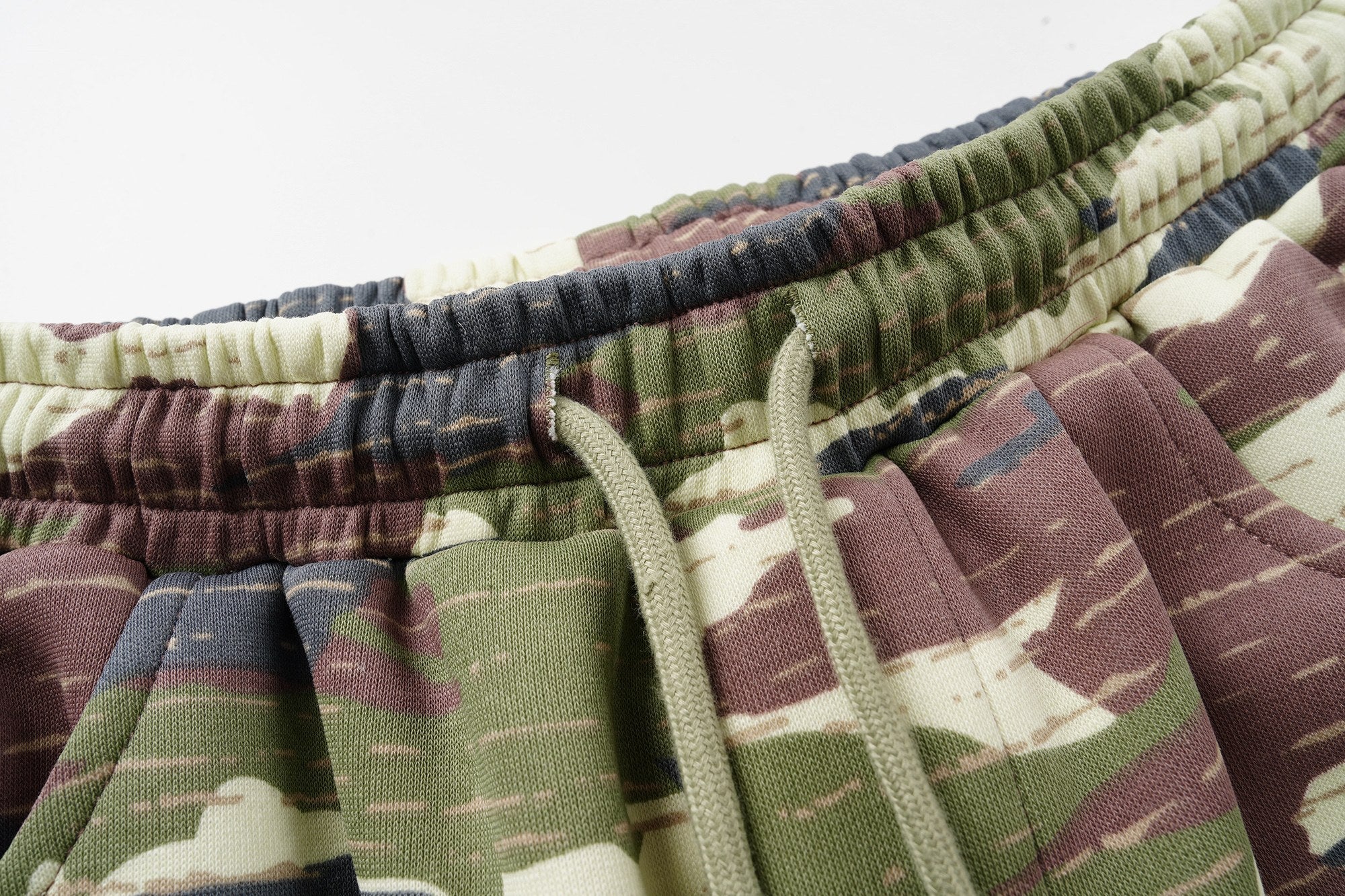 Vintage Camo Wide-Leg Lounge Pants | Oversized Streetwear