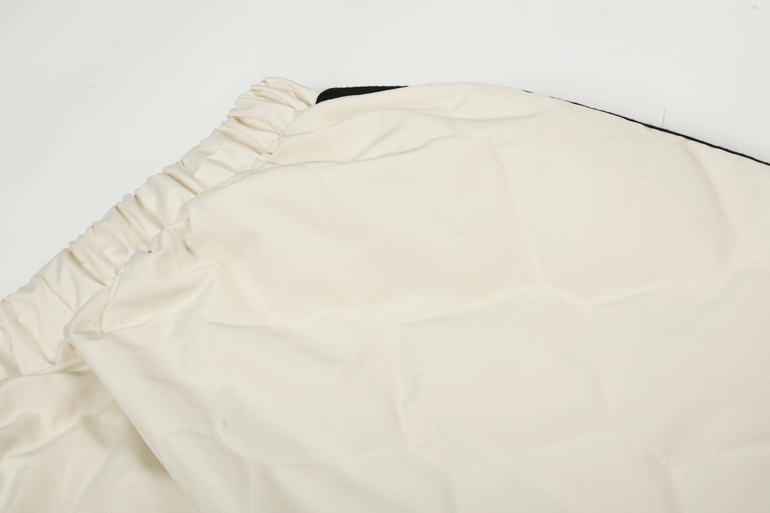 Quilted Wide-Leg Track Pants with Racing Stripes