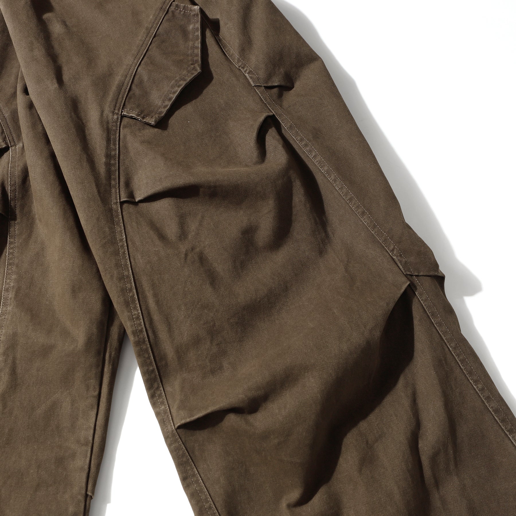 Omirad Curved-Pocket Baggy Cargo Pants | 100% Cotton