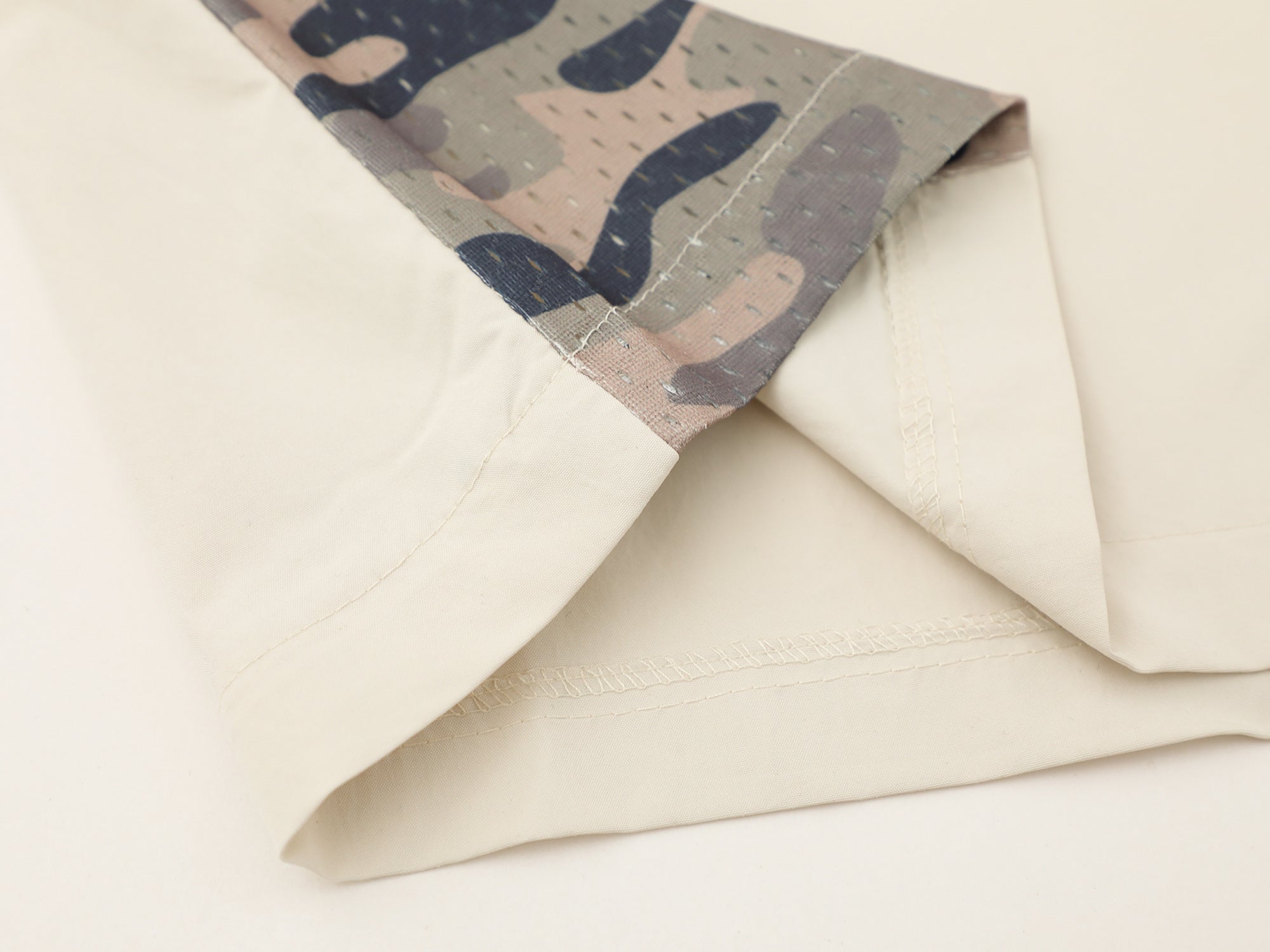 Omirad Camo Panel Shirt | Streetwear Button-Up with Eagle Patch