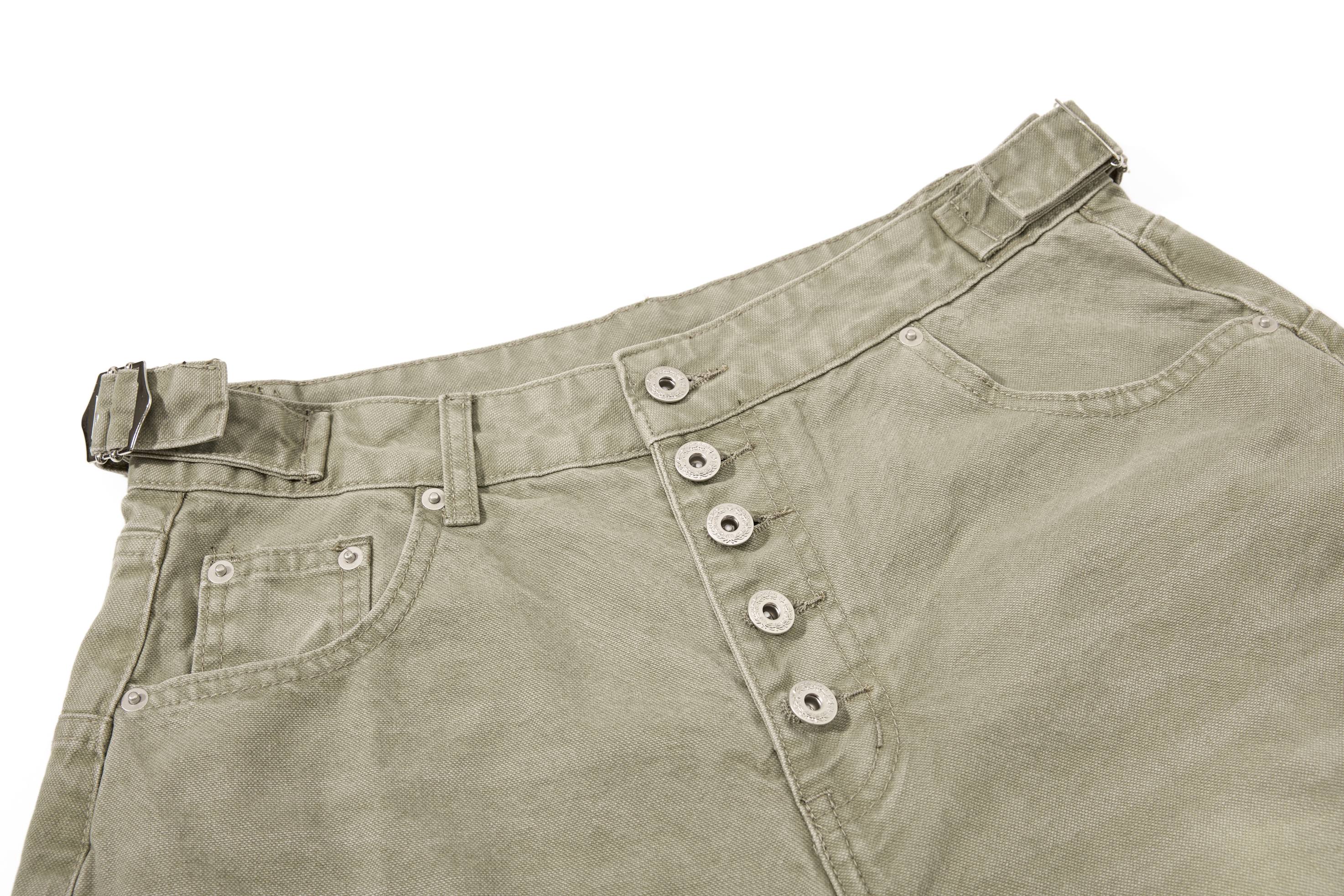 Omirad Vintage Wide-Leg Denim Shorts | 100% Cotton