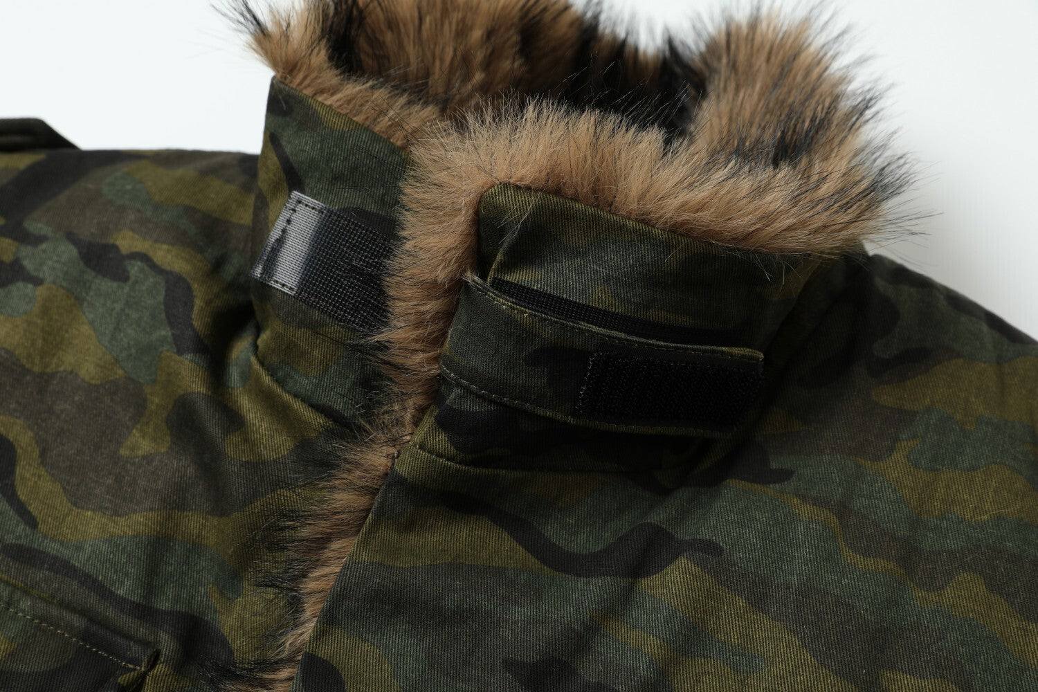 Omirad Camo Fur-Lined Jacket | Military Streetwear