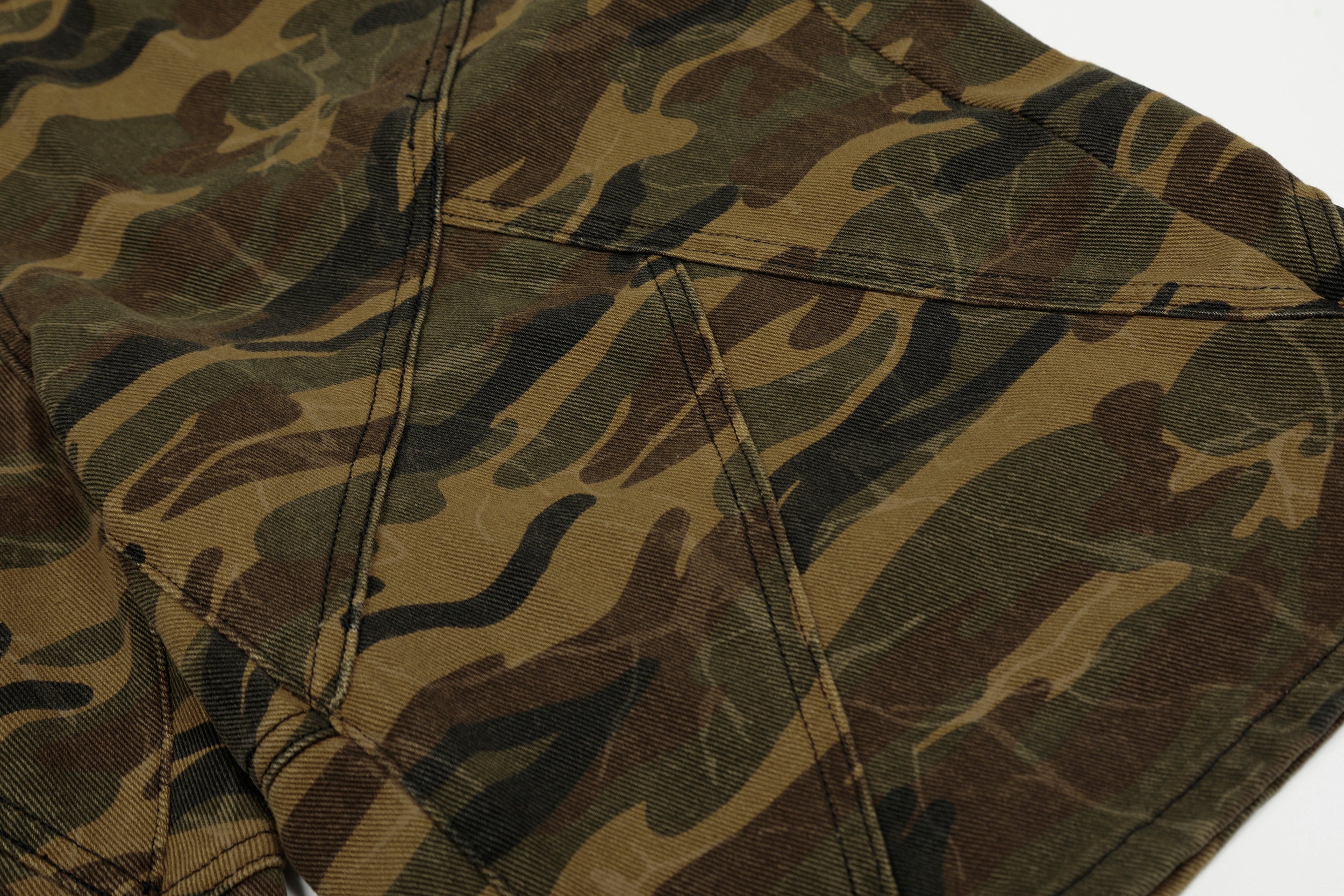 Omirad Camo Panel Cargo Shorts | Wide-Leg Streetwear