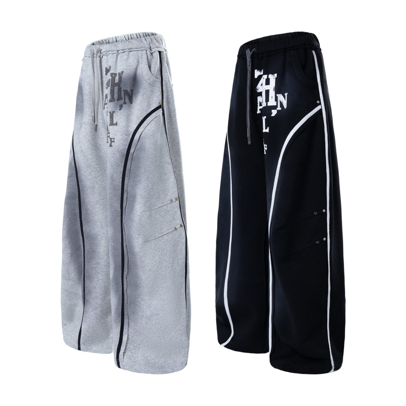 Omirad Curved Panel Sweatpants | Bold Streetwear Joggers