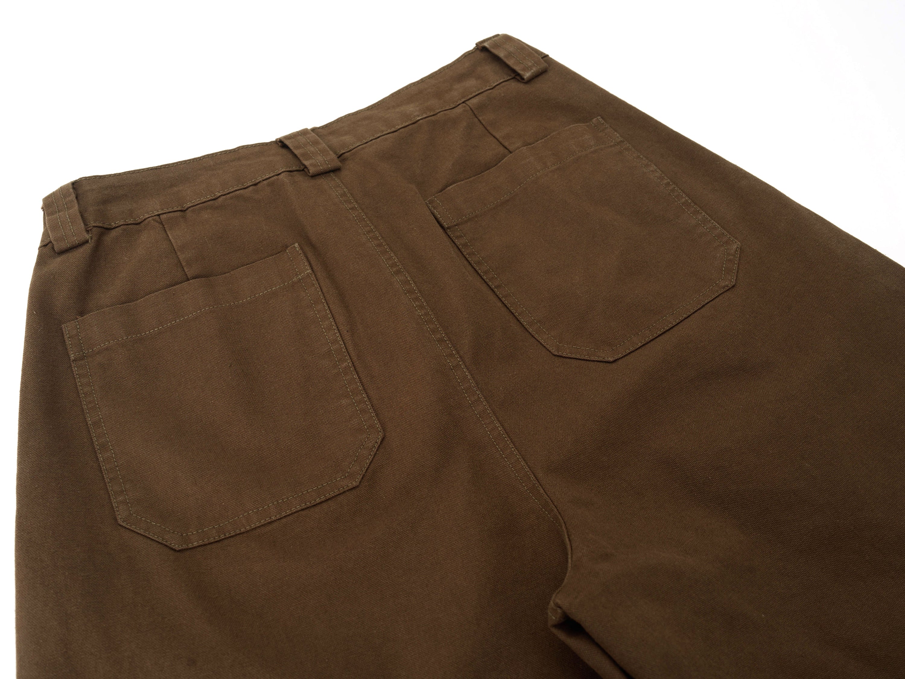 Men's Wide-Leg Utility Pants | Curved Barrel Fit | 100% Cotton