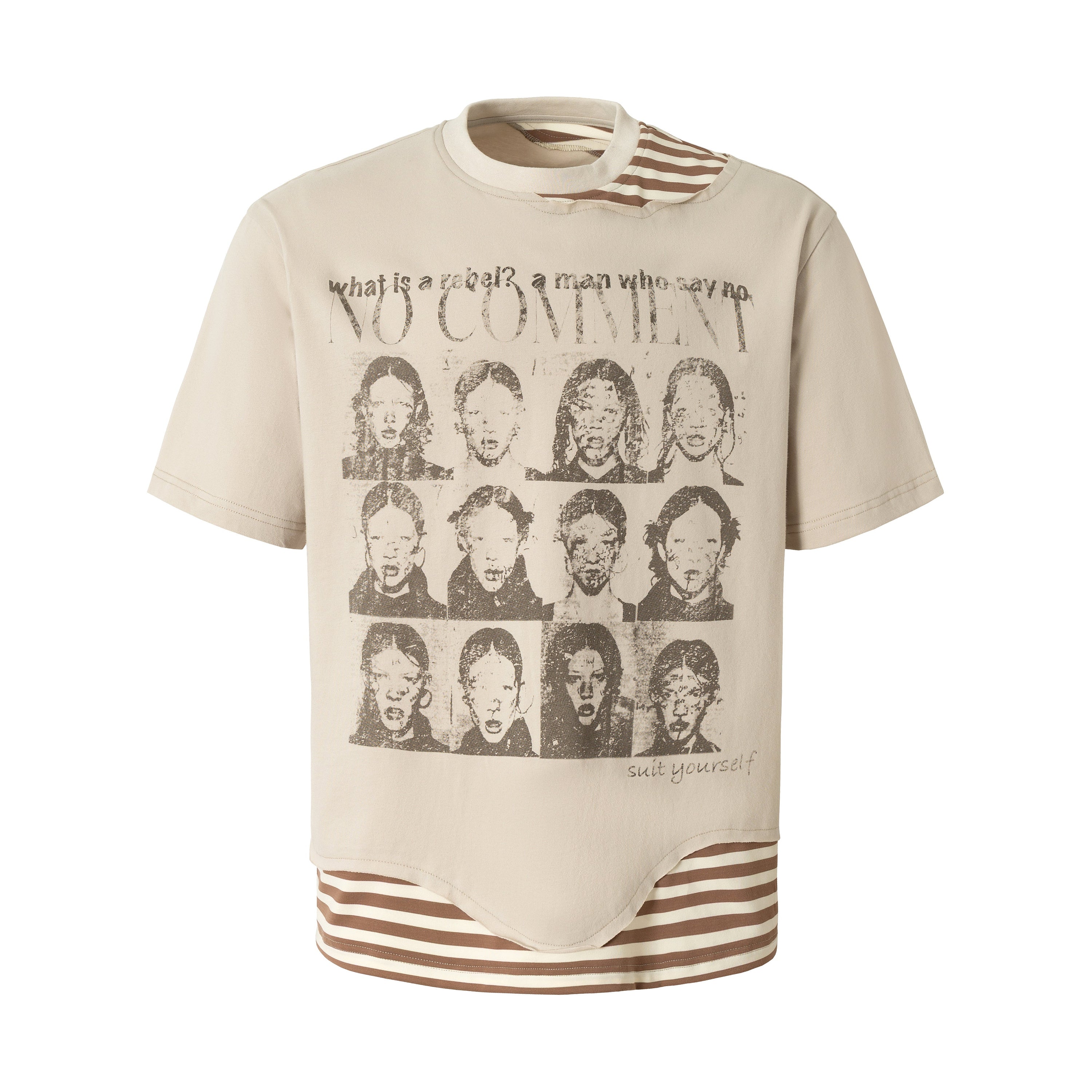 Omirad No Comment Layered Graphic Tee | Streetwear