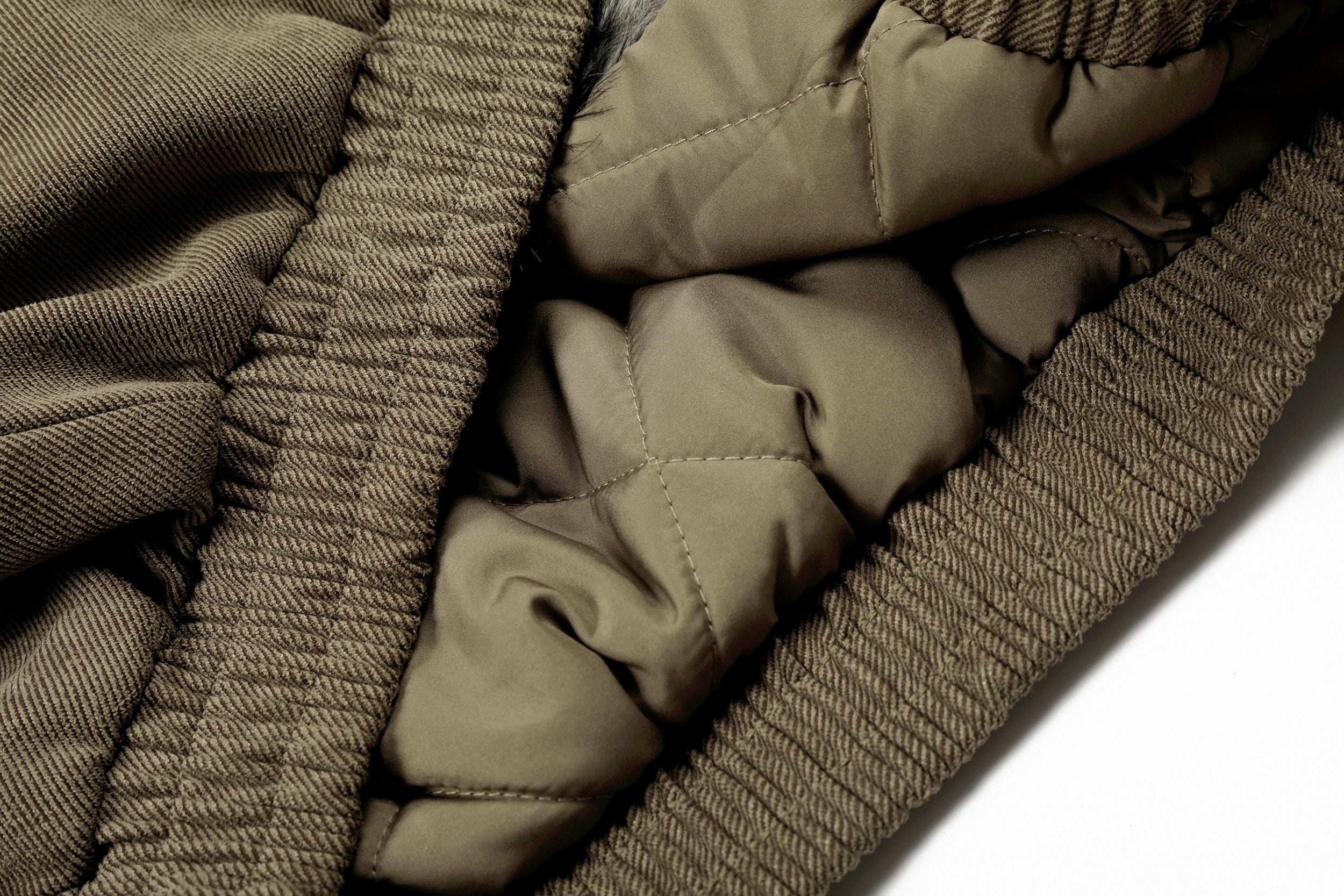 Faux Fur Collar Suede-Texture Buckle Bomber Jacket