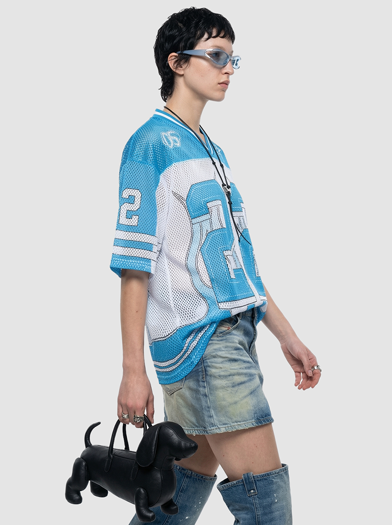 Omirad Eternity 22 Flame Mesh Jersey T-Shirt | Streetwear