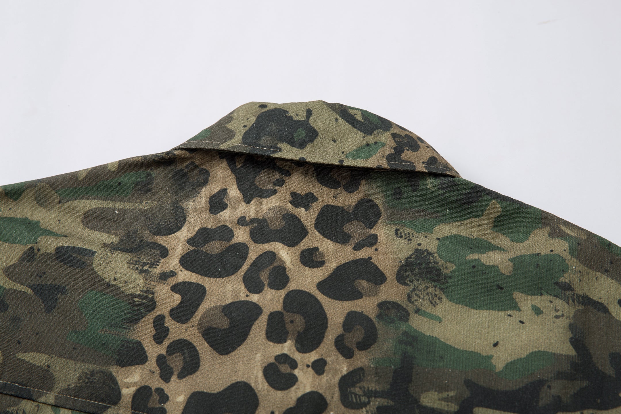 Camo Leopard Hybrid Utility Shirt | Streetwear Overshirt