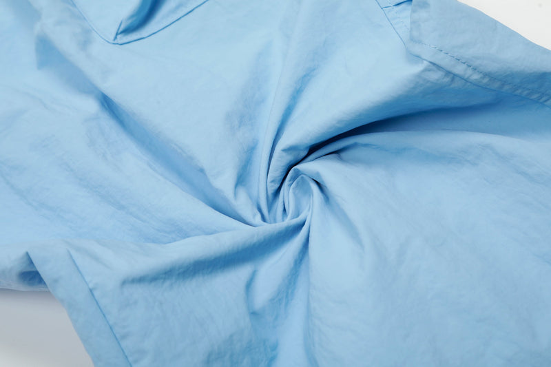 Nylon Utility Cargo Wide-Leg Pants | Pastel Streetwear