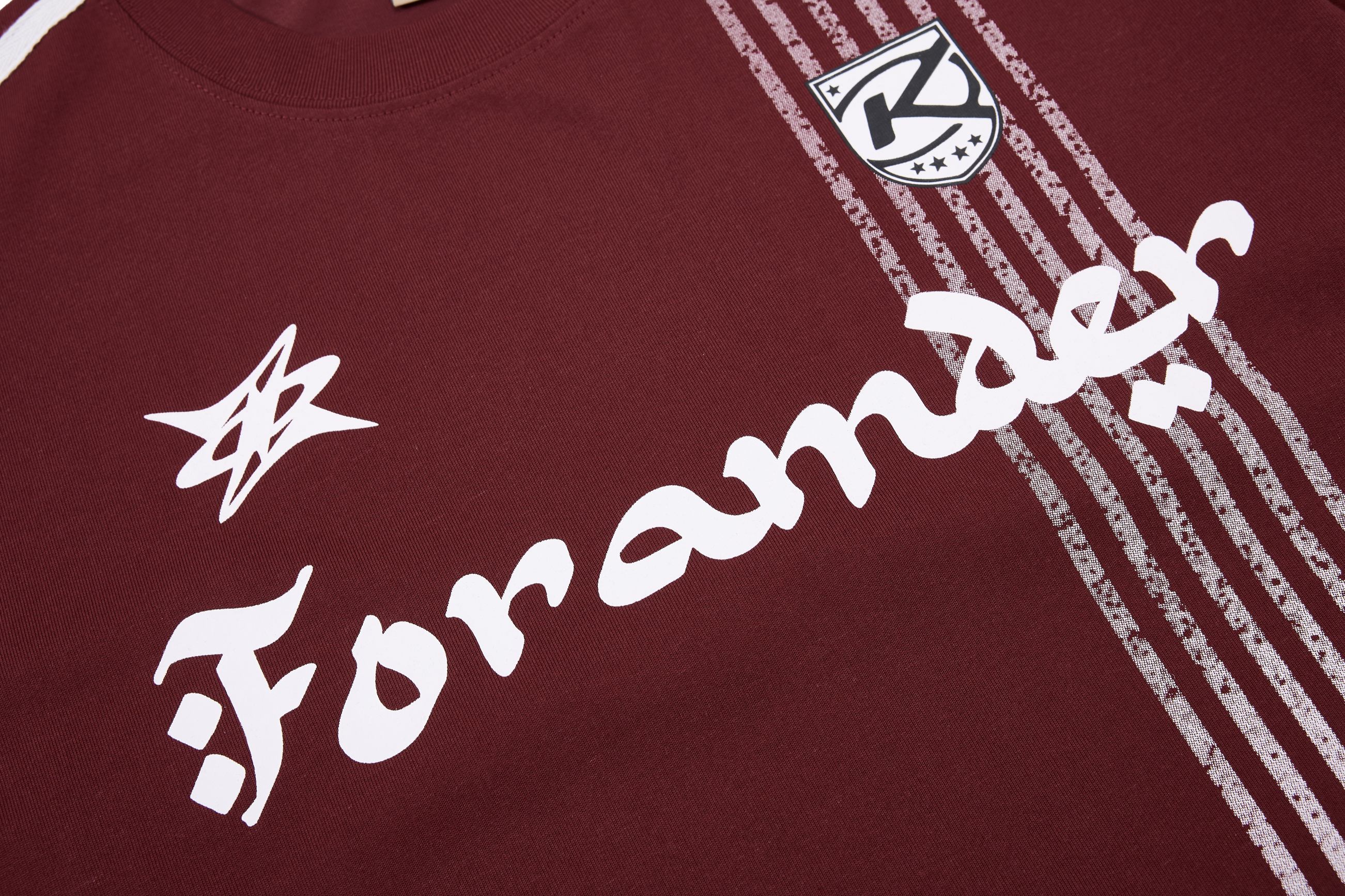Foramder Velocity Line Sport Tee | Stripe Graphic T-Shirt