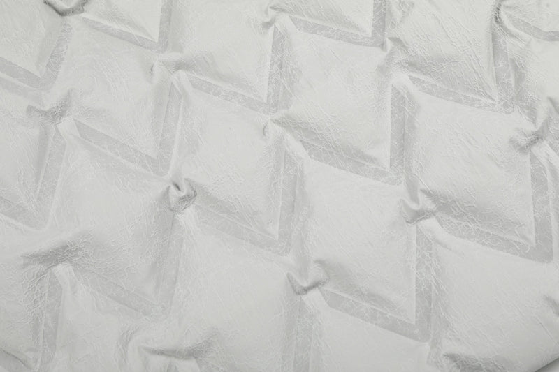 Quilted Hooded Puffer Jacket | Diamond Stitch Winter Coat