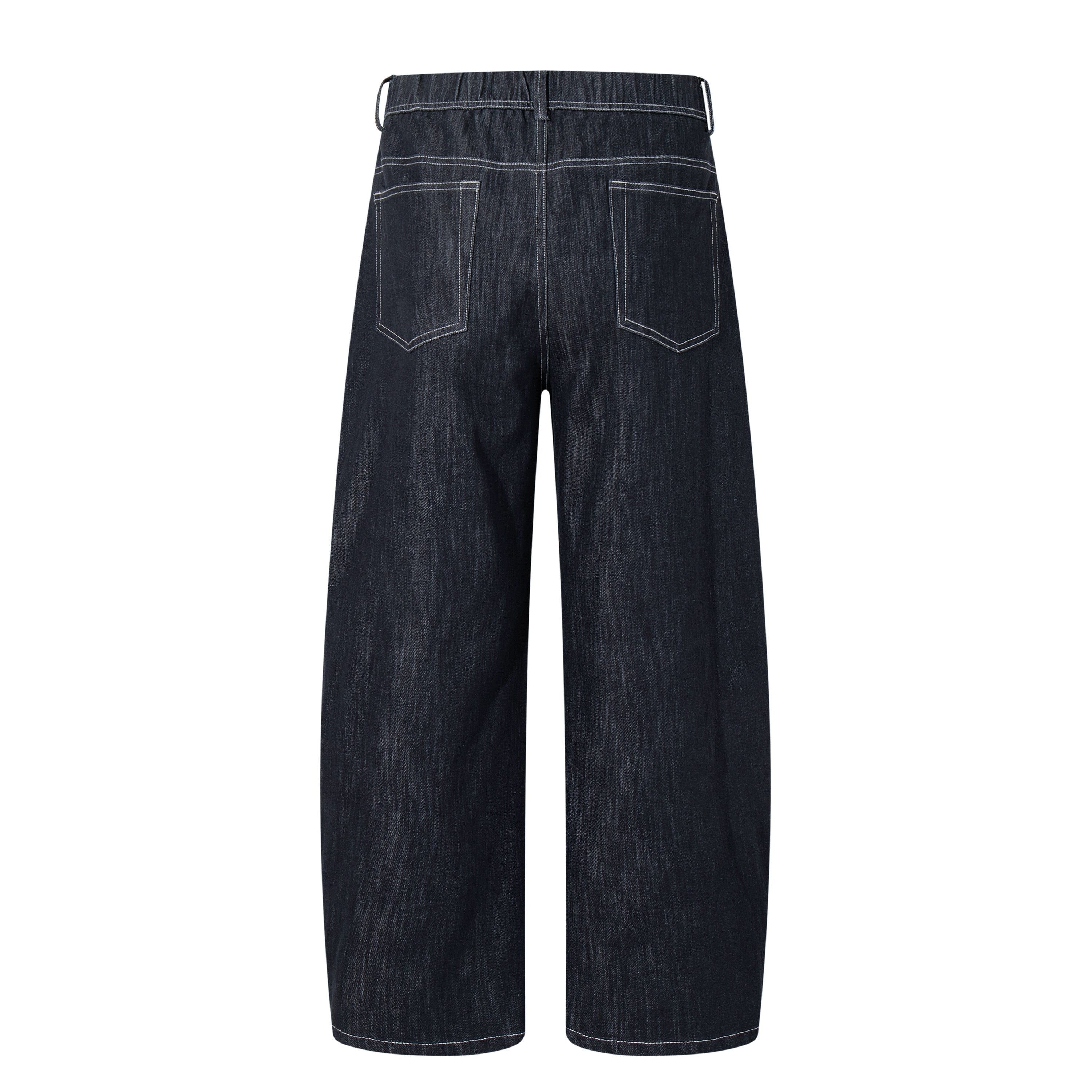 Omirad Hybrid Panel Wide-Leg Jeans | Denim & Jersey