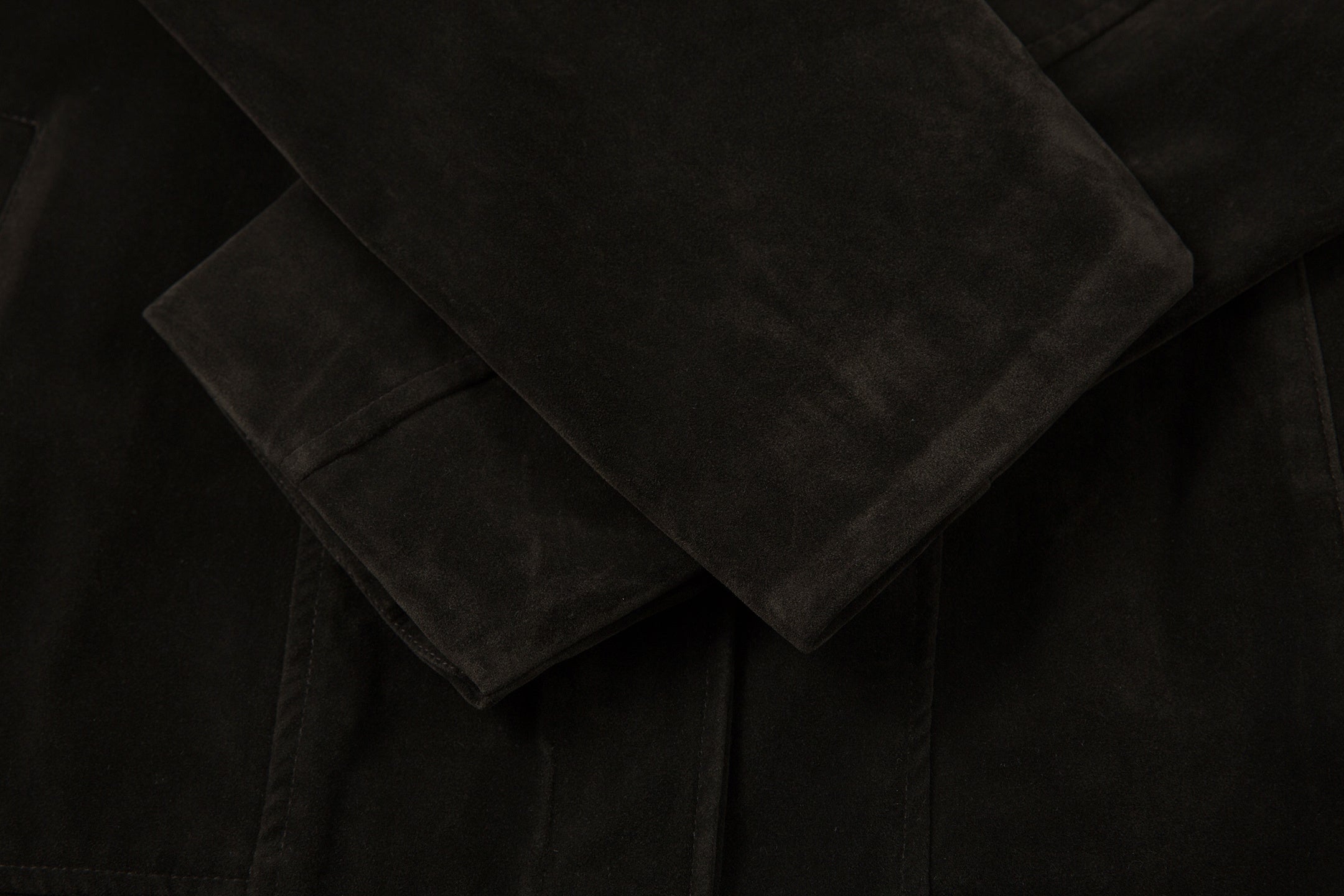 Suede-Texture Metal Clasp Jacket | Vintage Street Style