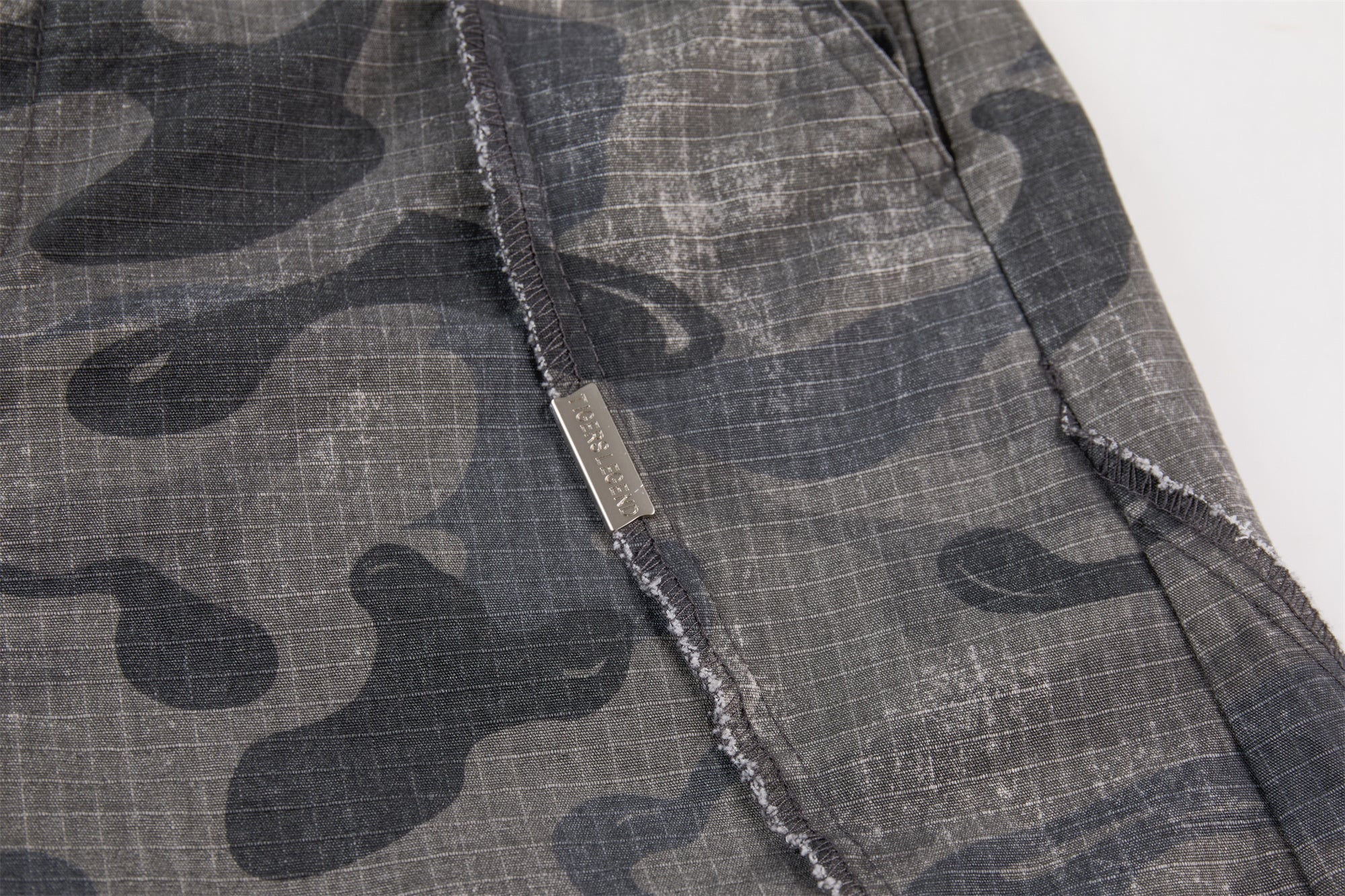 Omirad Dark Camo Wide-Leg Pants | Streetwear Utility Trousers