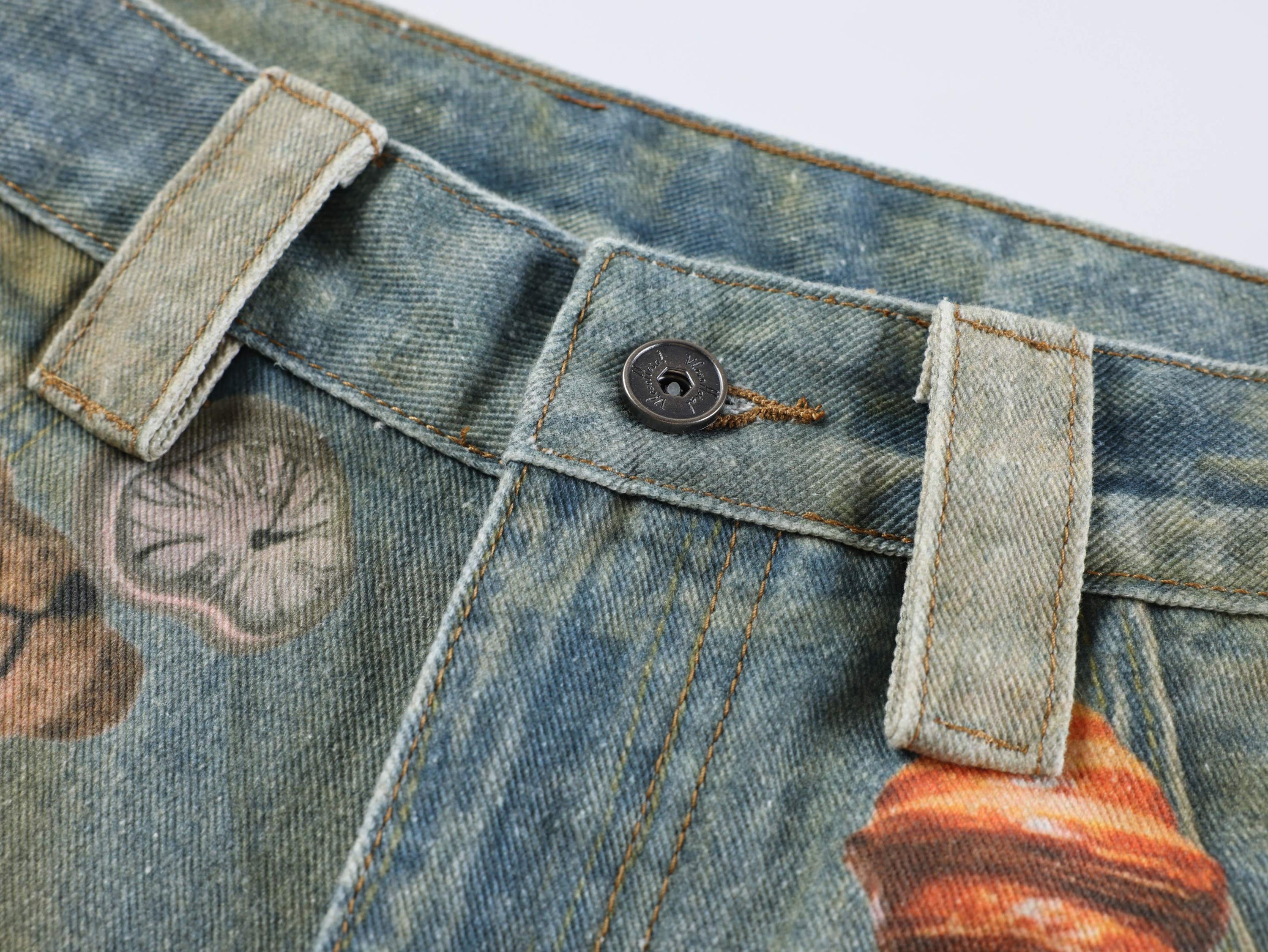 Omirad Playground Charm Balloon Jeans | Graphic Wide Leg Denim