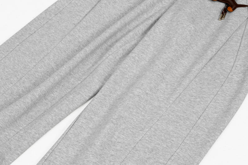 Omirad Plush-Charm Wide-Leg Balloon Sweatpants | Grey