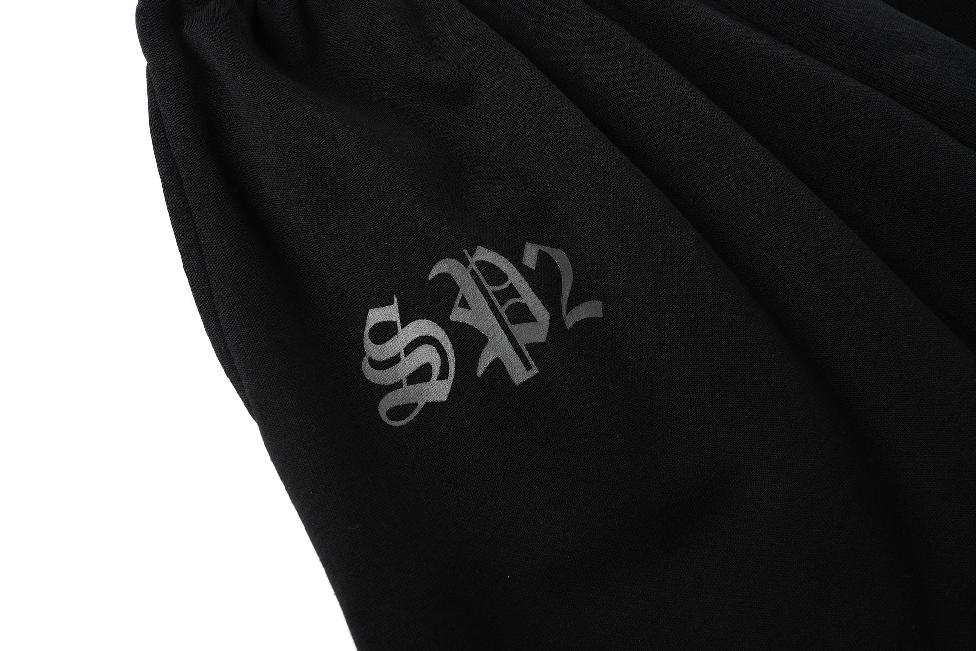 Gothic Cross Graphic Wide-Leg Sweatpants | SP2 Print