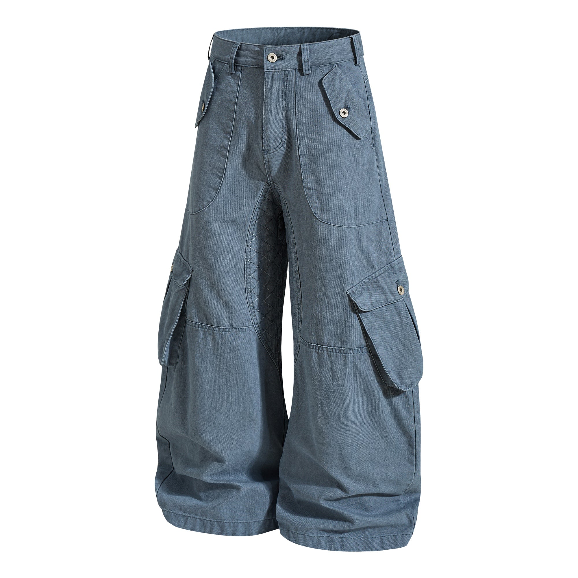 Omirad Utility Baggy Cargo Pants | Wide-Leg Y2K Streetwear