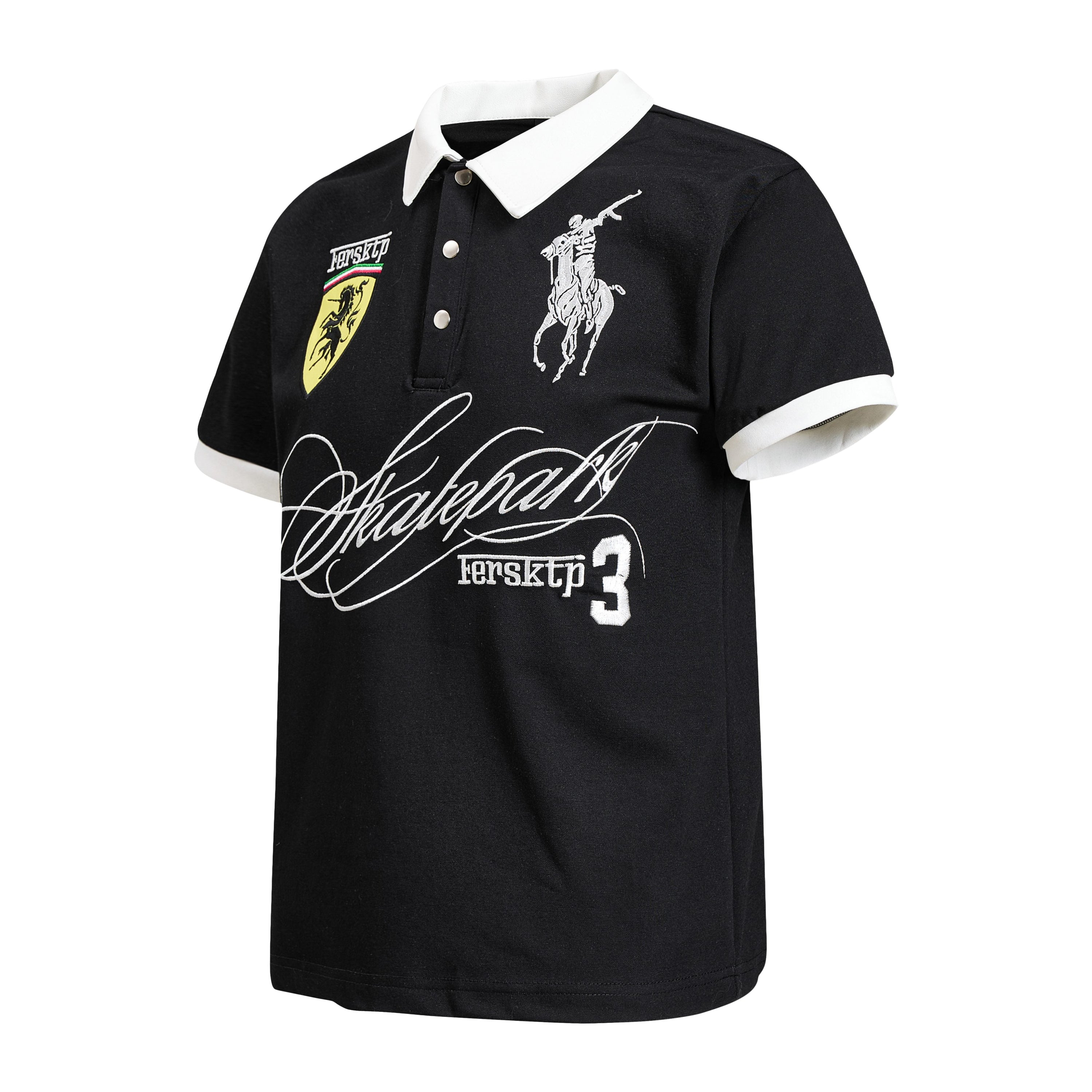 Skatepark Crest Polo Shirt | Bold Streetwear Graphic Polo