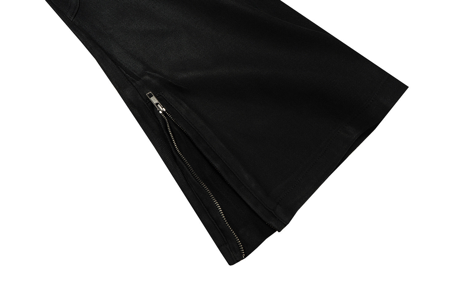 Omirad Panelled Wide-Leg Jeans | Black Flare Denim