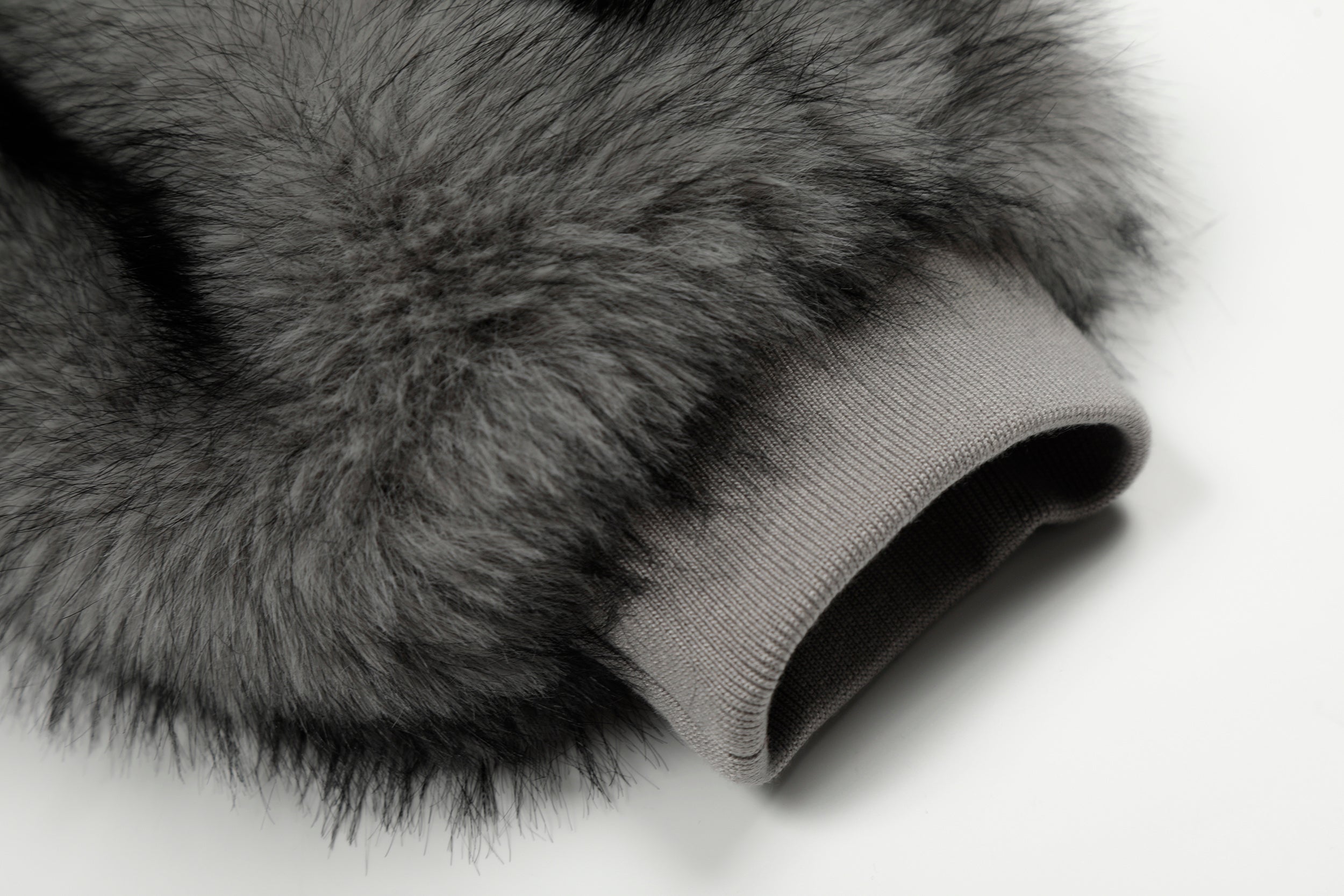 Reversible Faux Fur & Suede Hooded Bomber Jacket