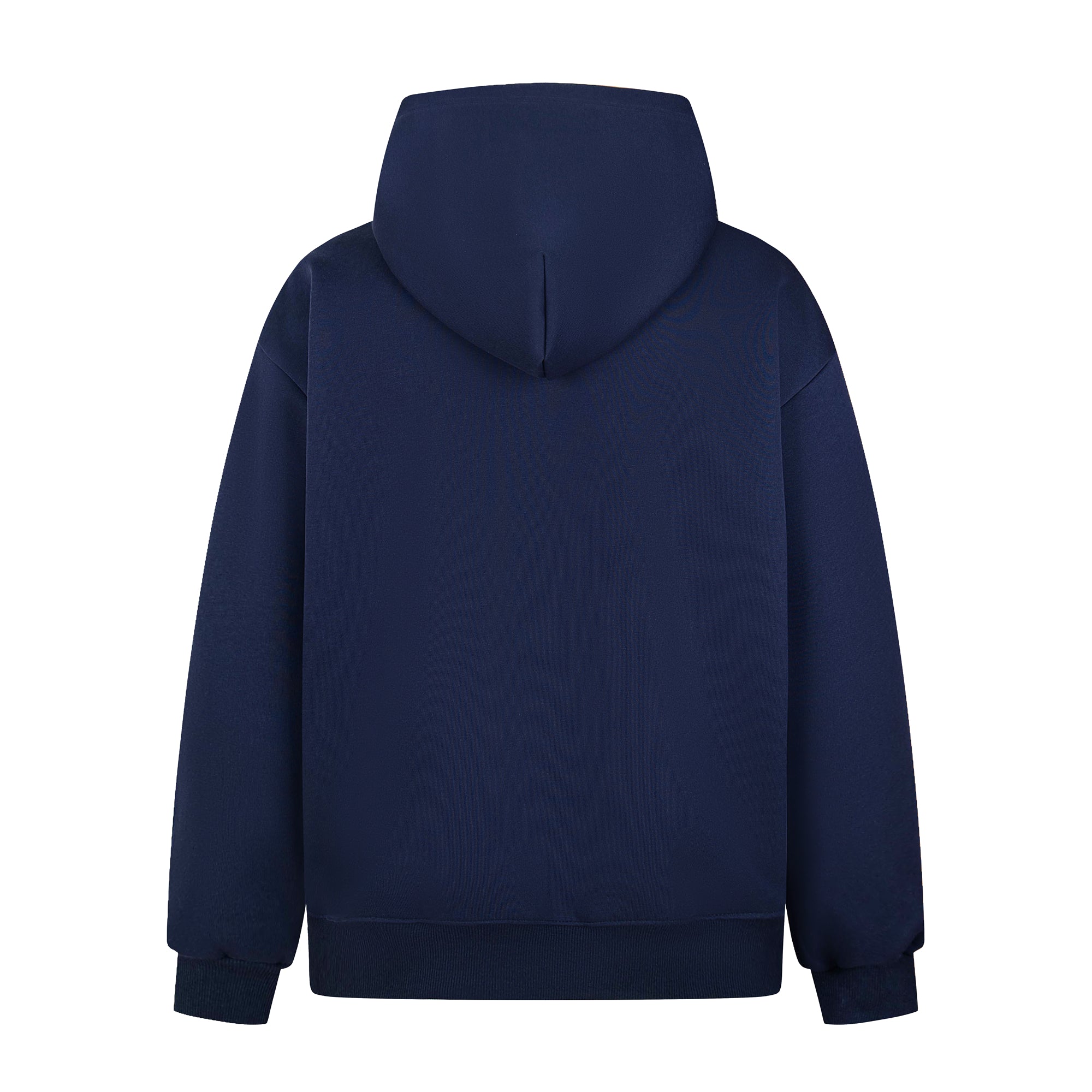 Plaid-Lined Minimal Zip-Up Hoodie | MadeNoChoice