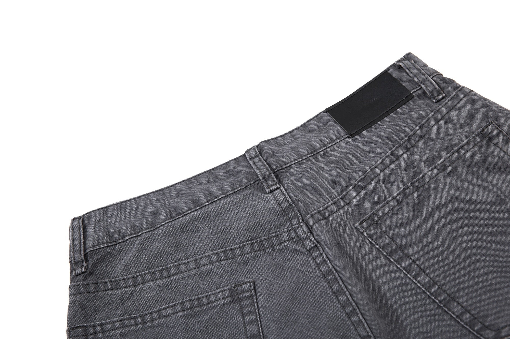 Vintage Fade Wide-Leg Denim Pants | Washed Streetwear Jeans