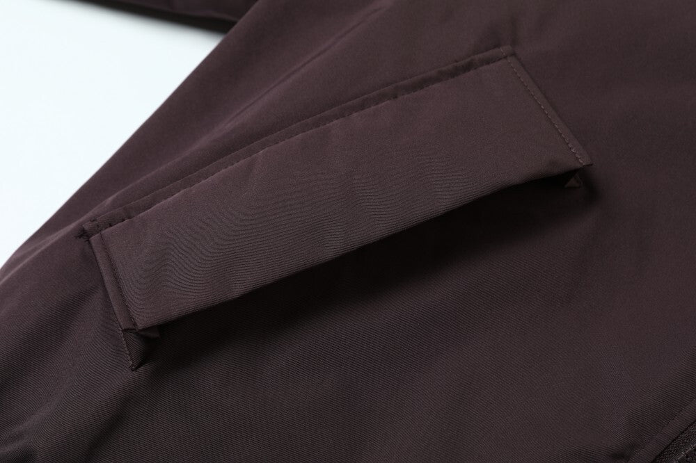 High-Neck Minimal Bomber Jacket | Clean Streetwear Essential