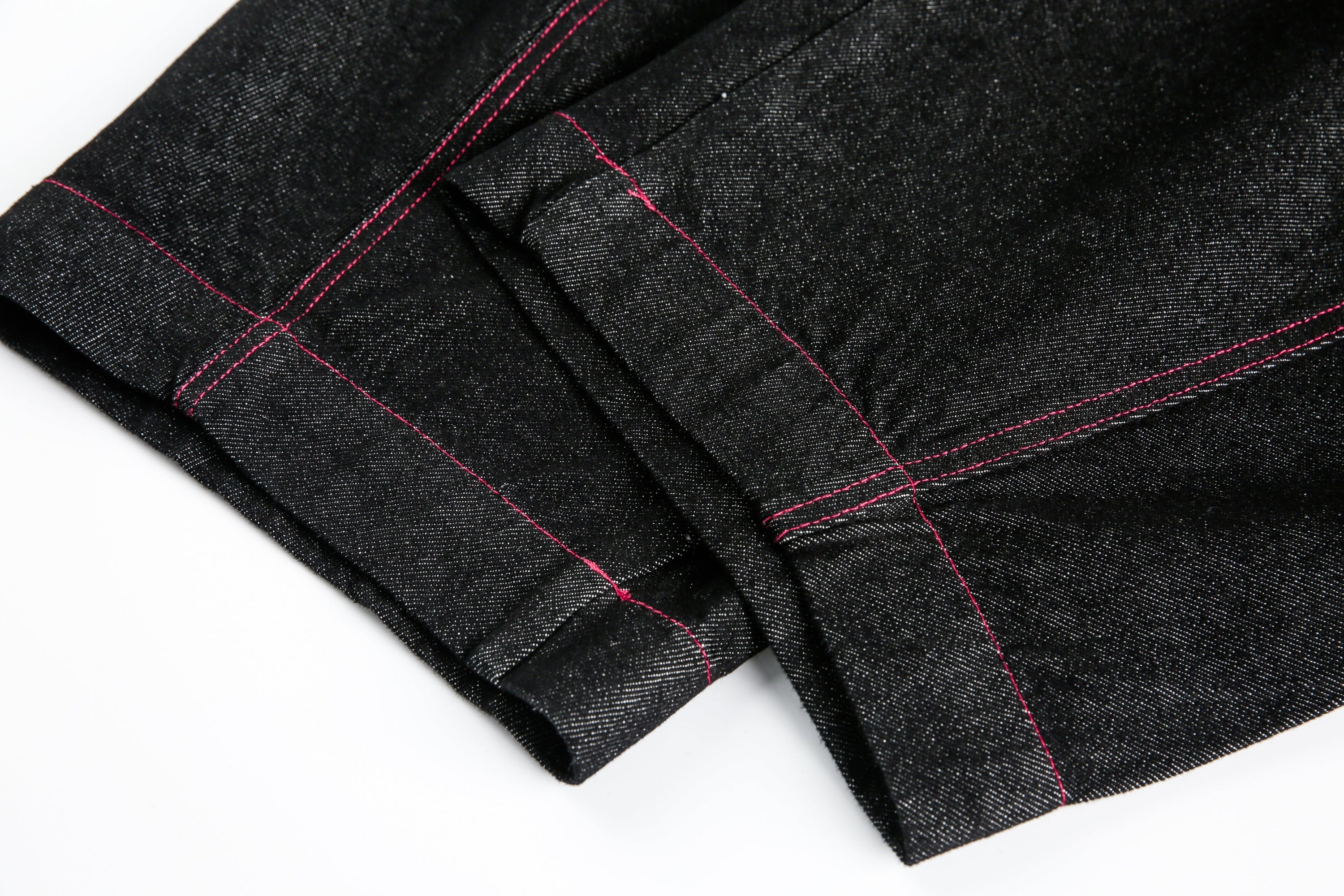 Omirad Red Stitch Barrel Denim Pants | Wide Leg Jeans