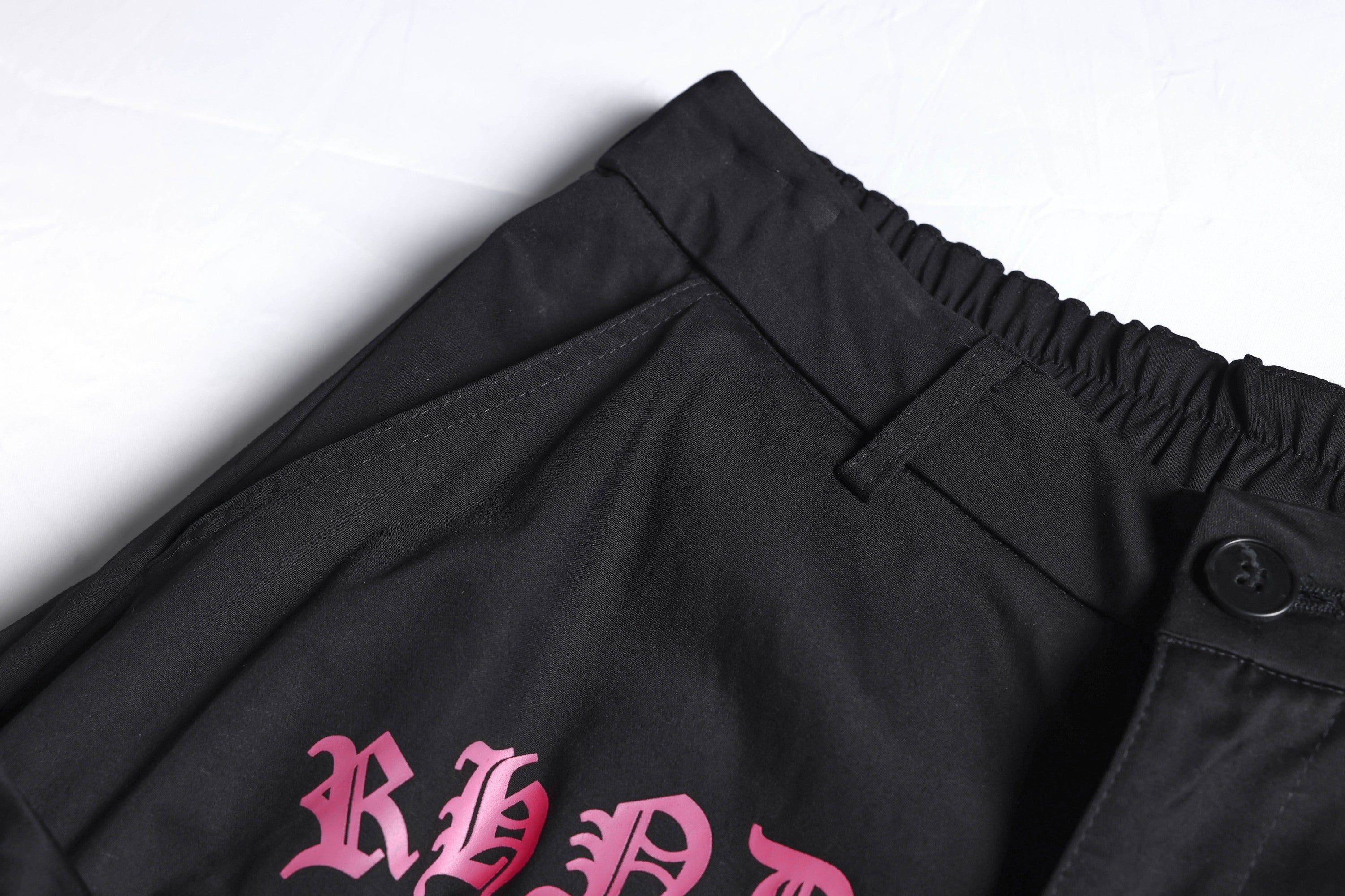 Gothic Cross Cargo Pants | Wide-Leg Streetwear Trousers