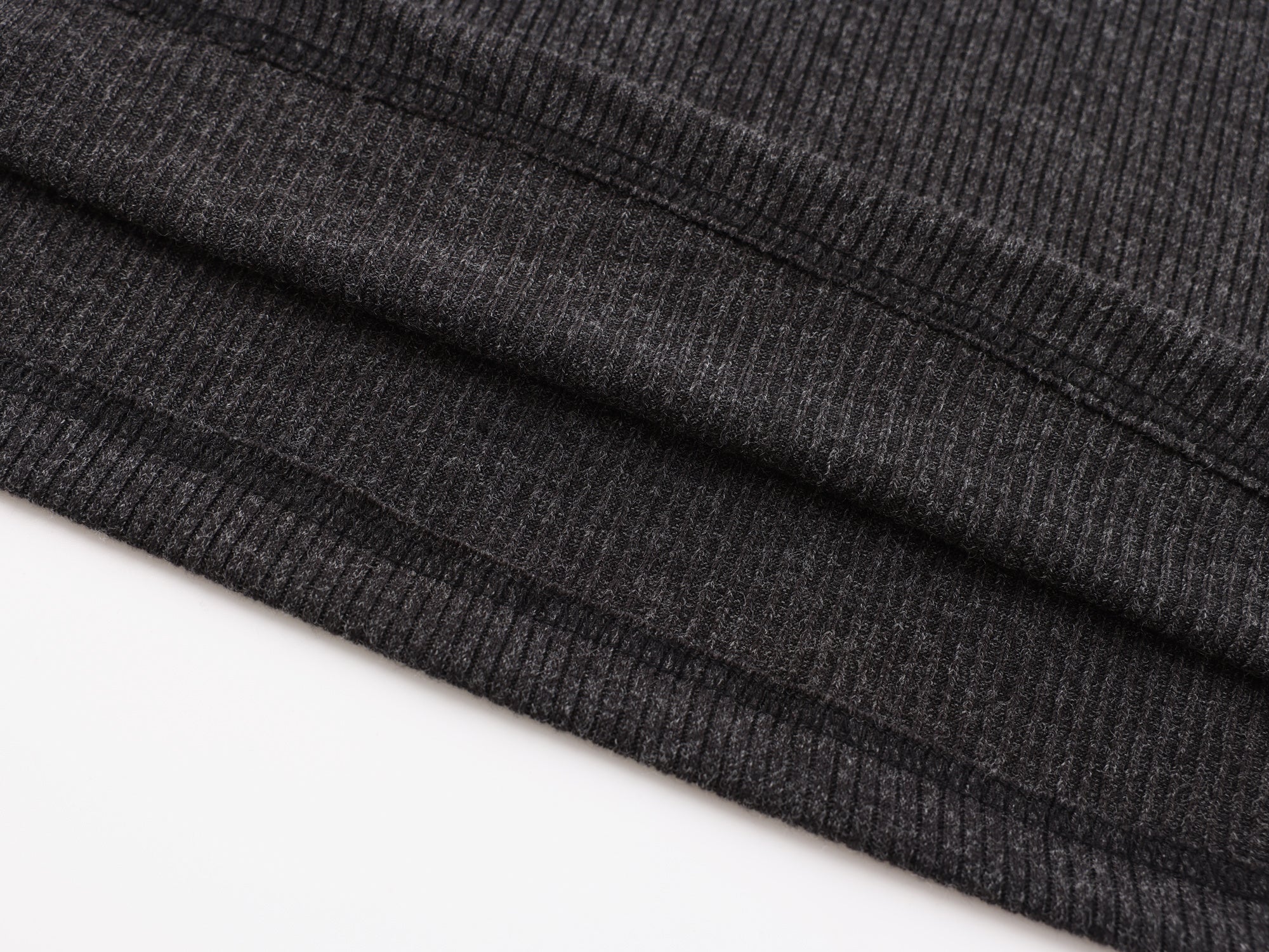 Omirad Ribbed Texture Long-Sleeve Tee | Relaxed Crew Neck