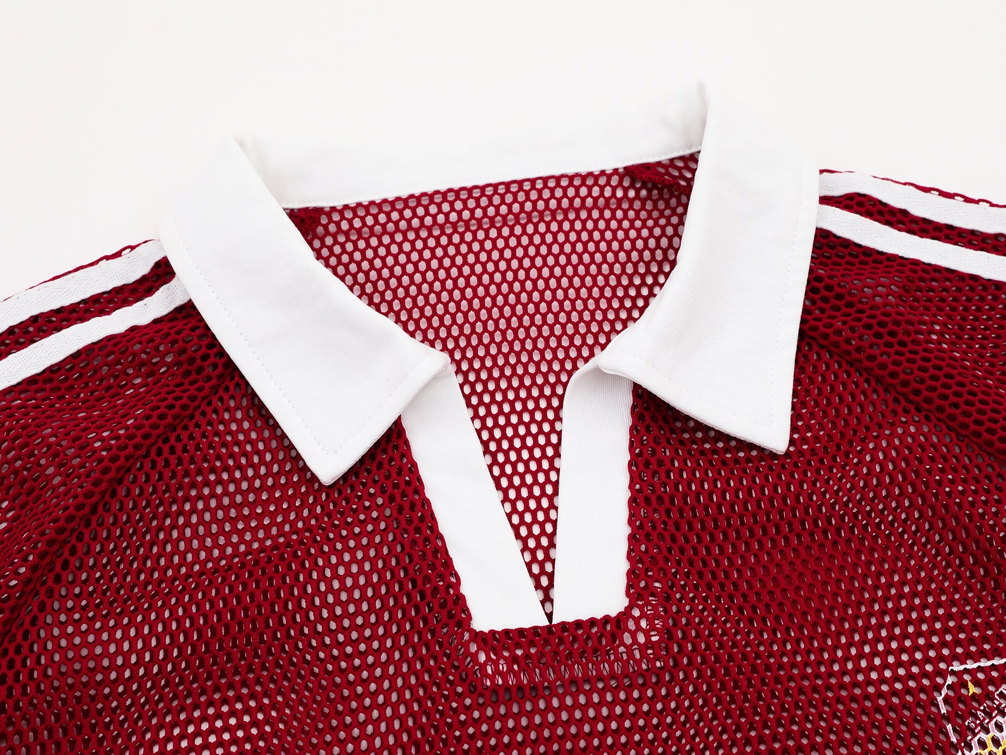 Omirad Vintage Mesh Polo Tee | Retro Athletic Street Shirt