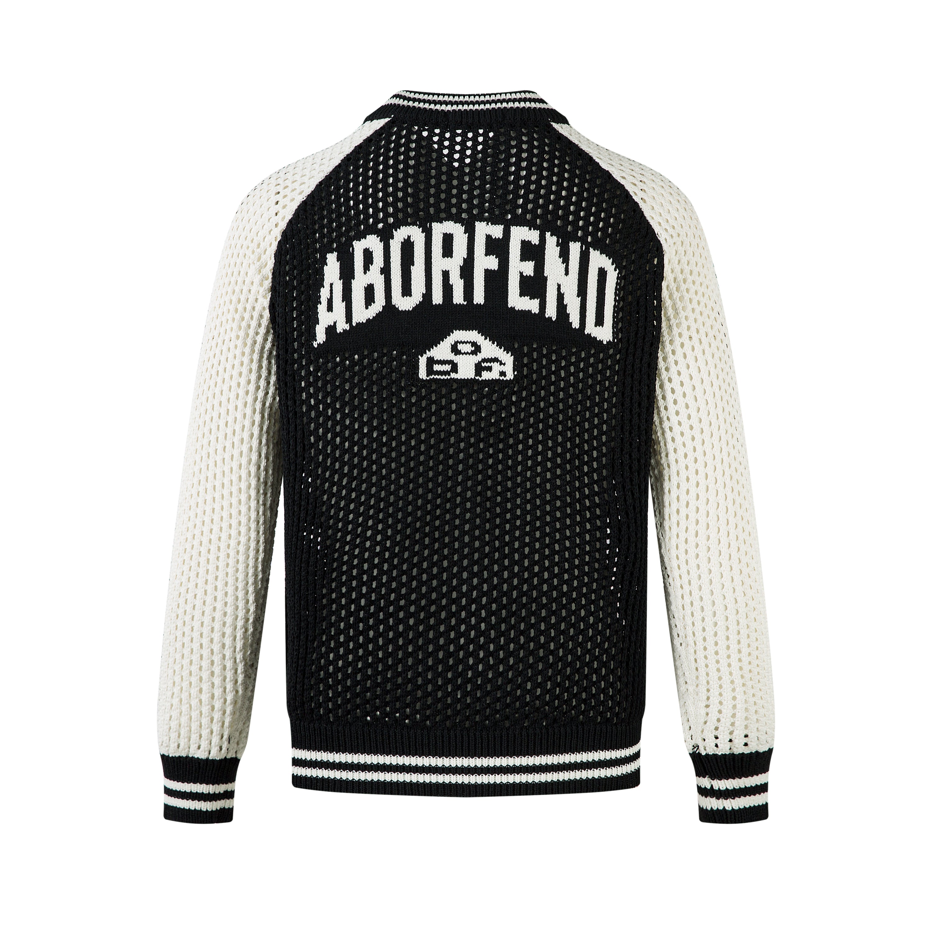 Omirad Mesh Varsity Knit Jacket | Streetwear Bomber