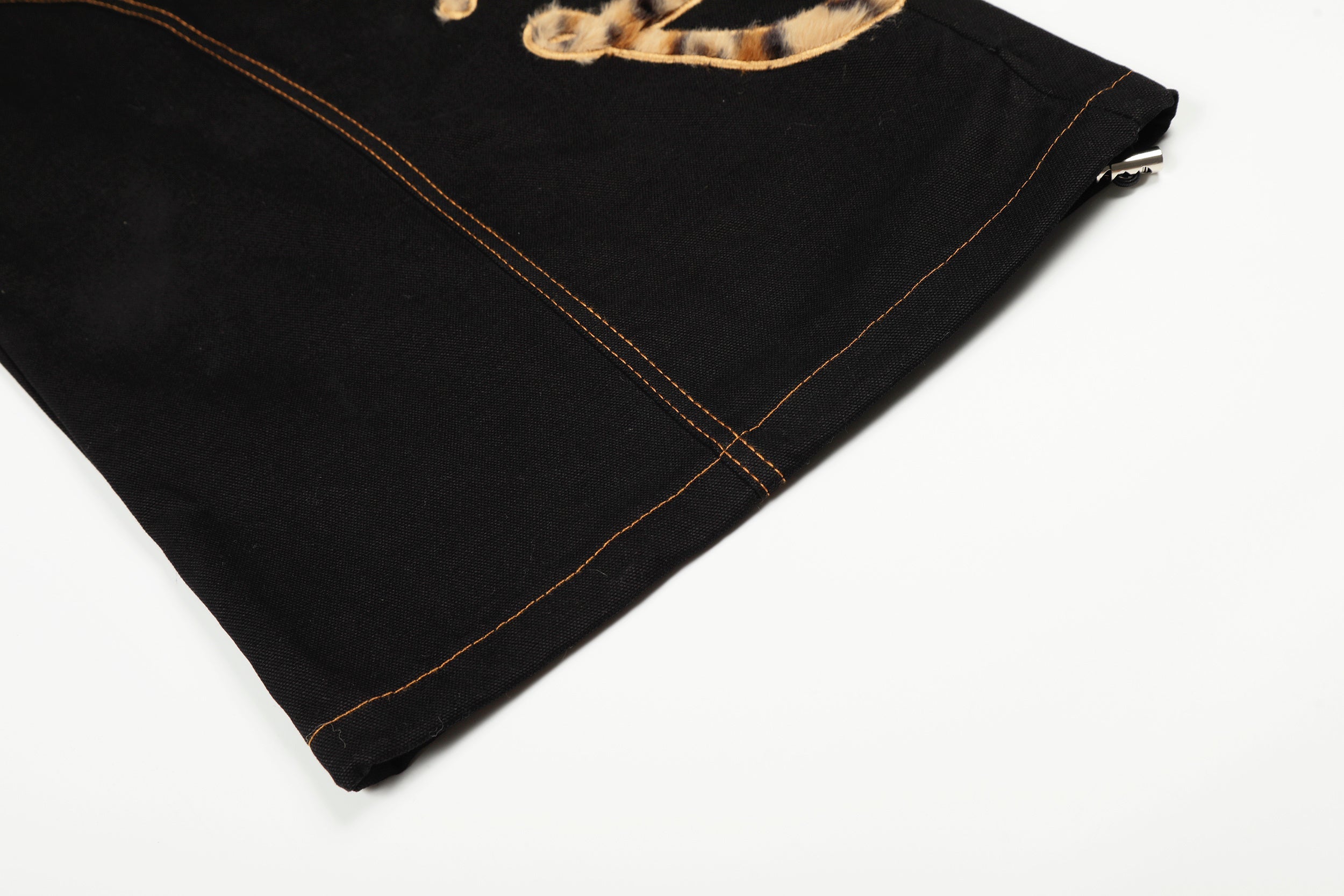 Omirad Leopard Patch Wide-Leg Pants | Bold Street Style