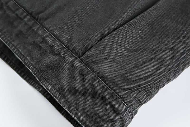 Metal Clasp Utility Jacket | Military-Inspired Cotton Jacket