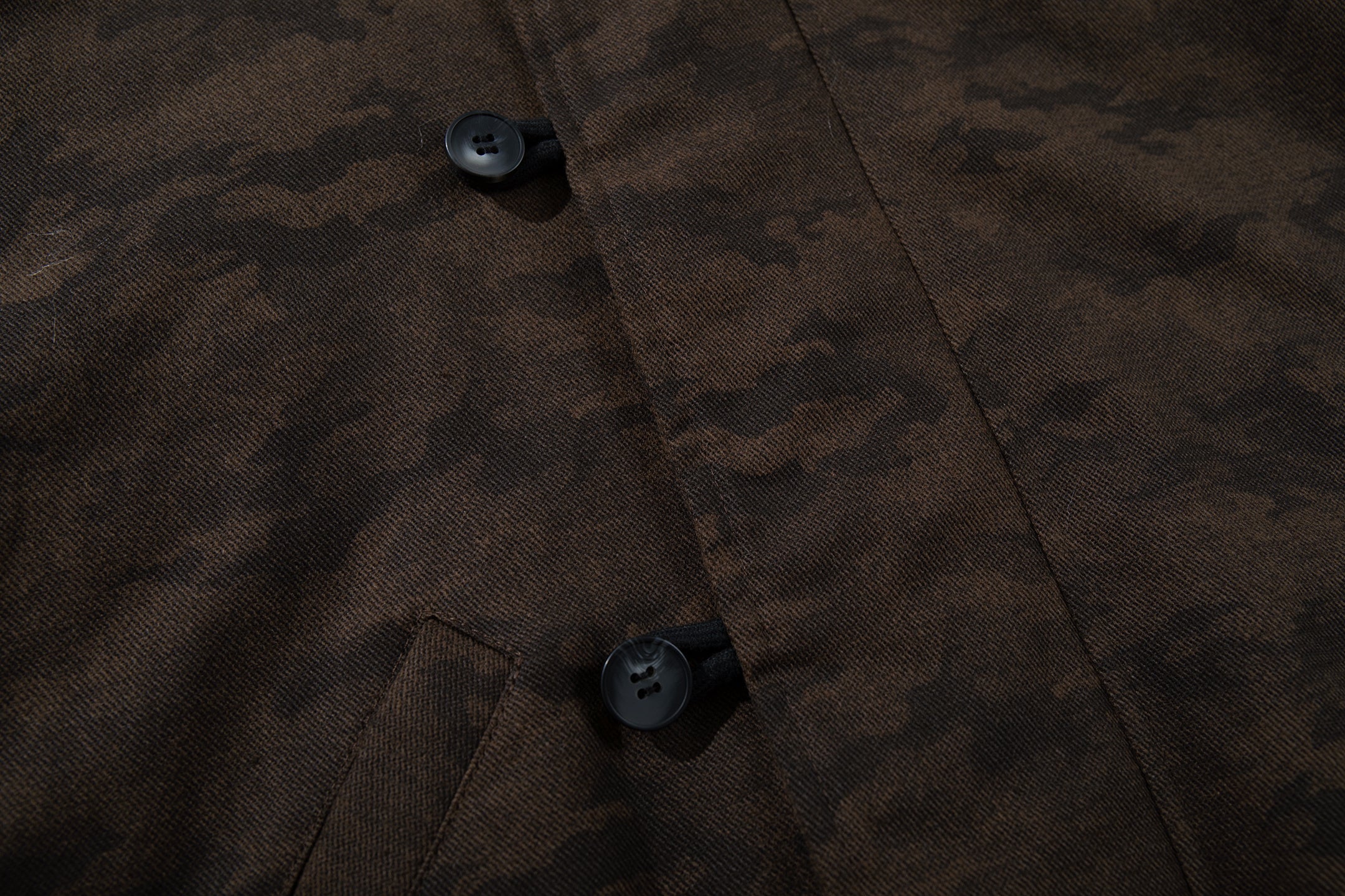 Omirad Camo Faux Fur Hood Bomber Jacket | Heavyweight Cotton