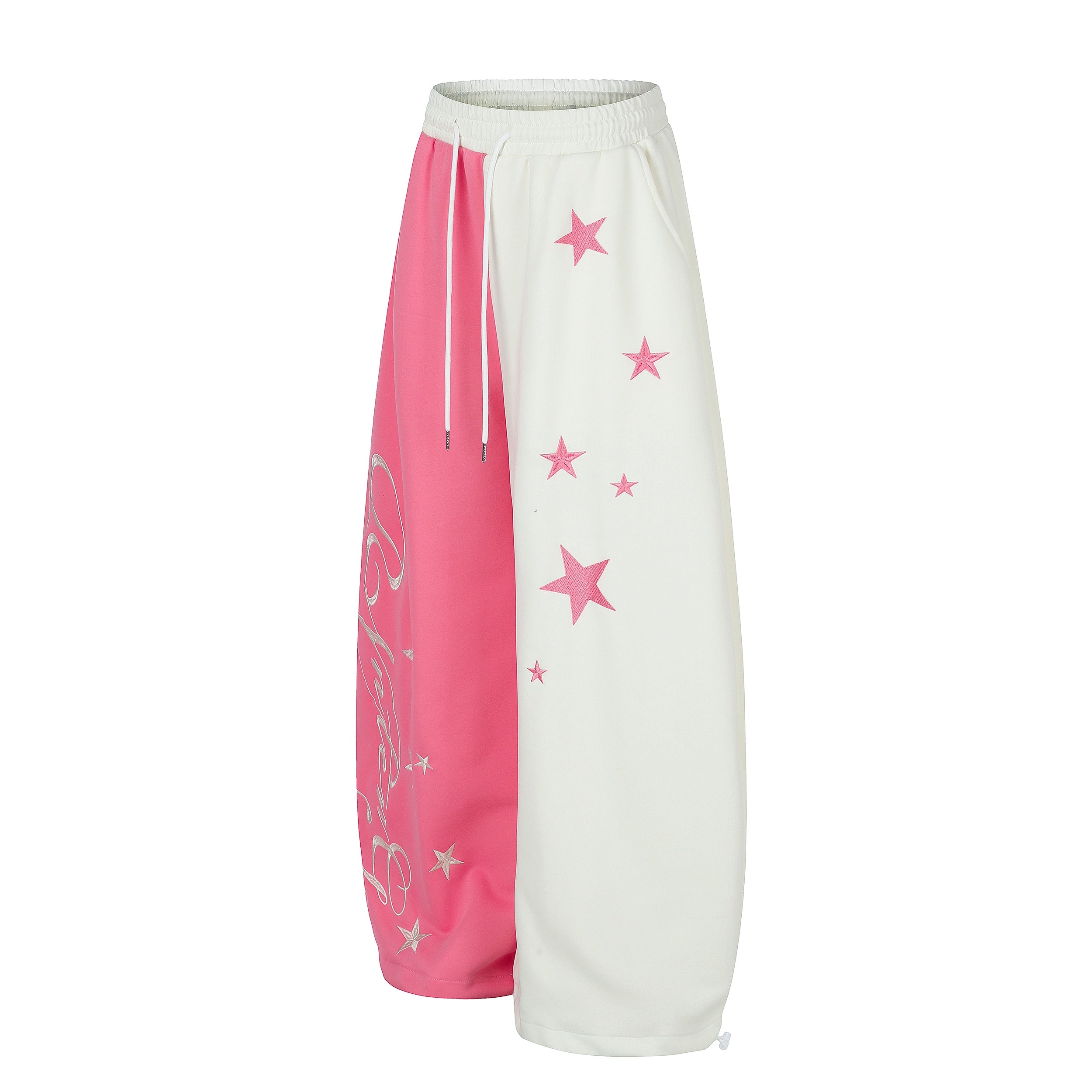 Star Gradient Wide-Leg Sweatpants | Y2K Streetwear