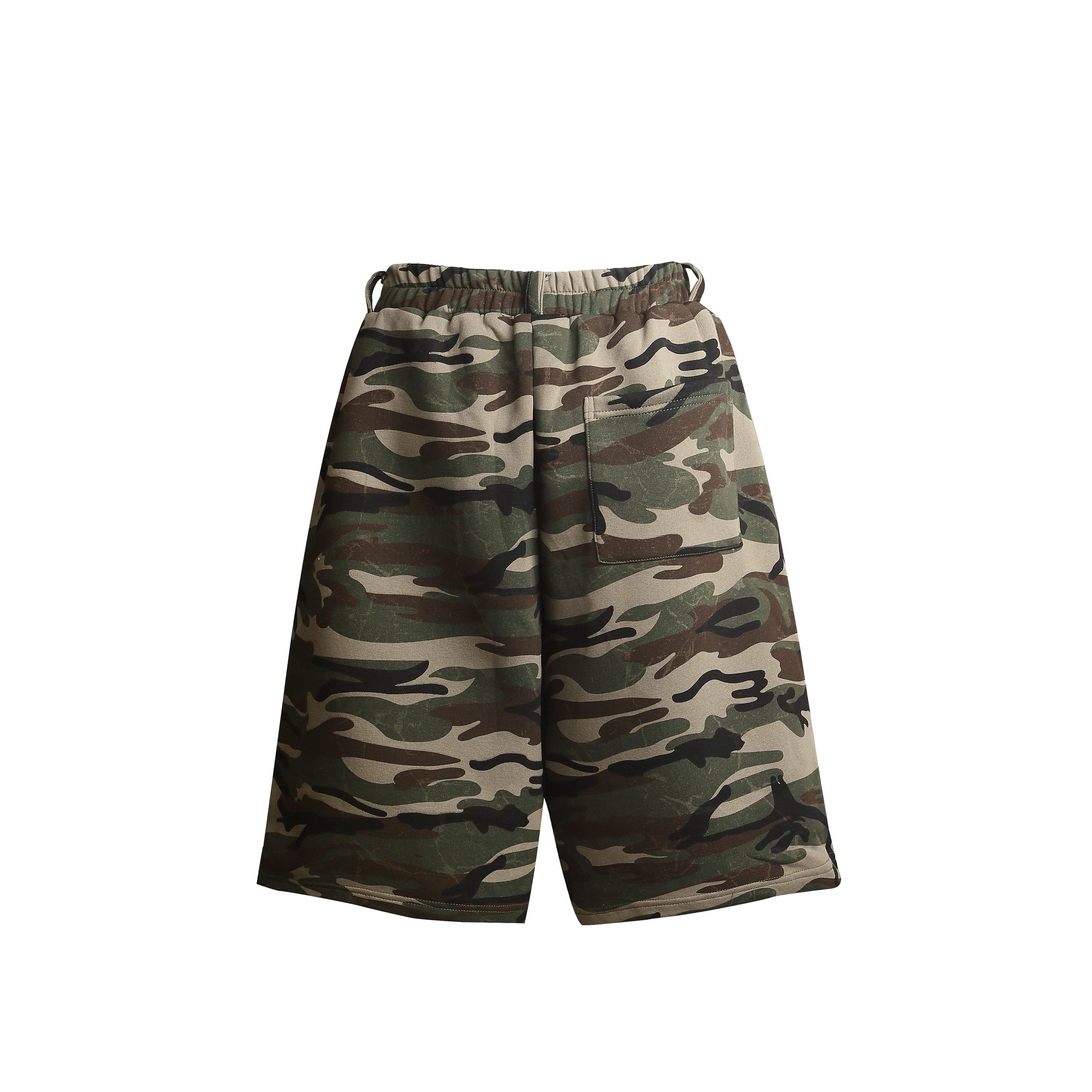 Omirad Camo Print Loose Shorts | Streetwear Cargo Style