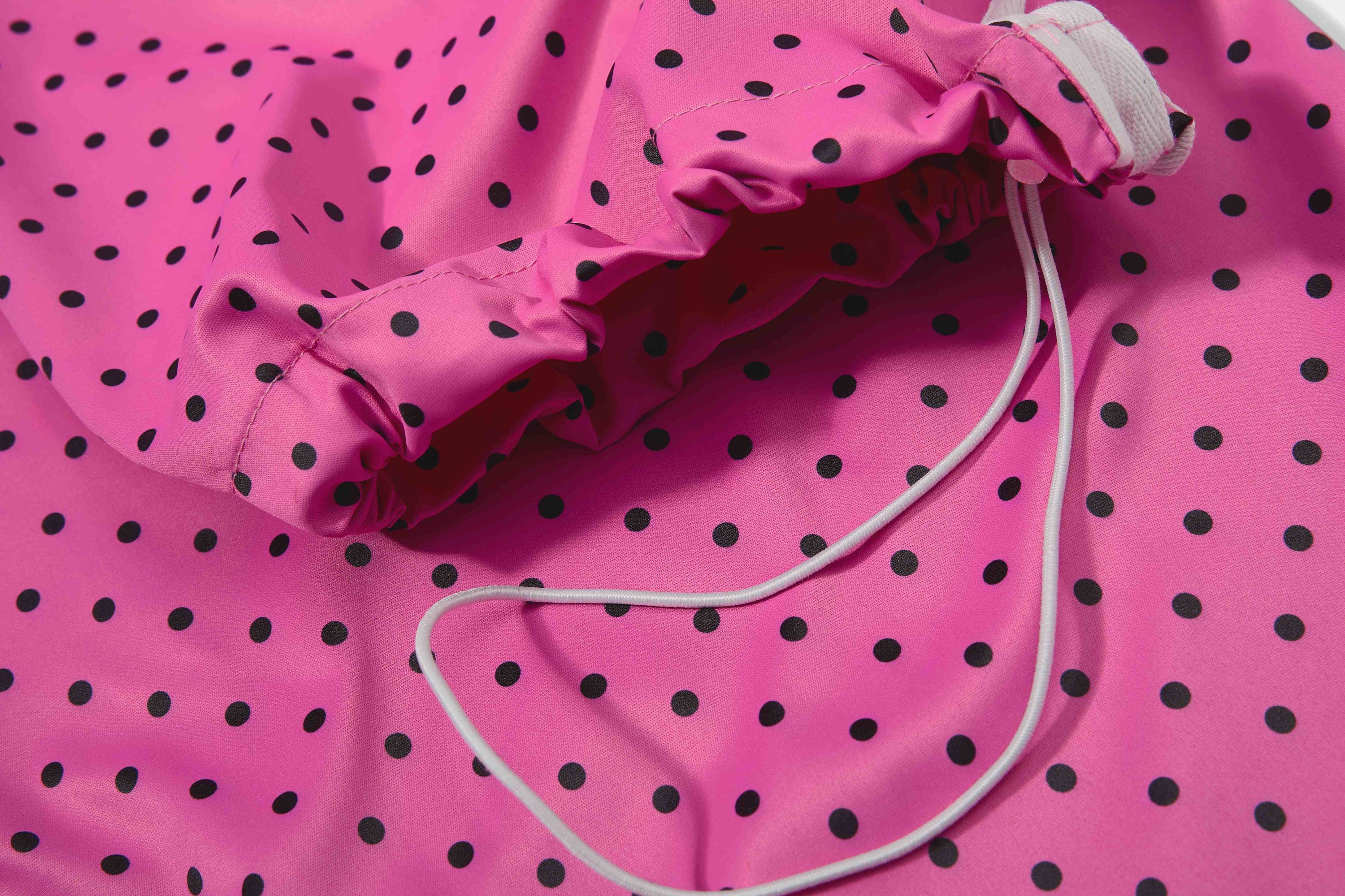 Polka Dot Wide-Leg Track Pants with Side Stripes | SEAKOFF