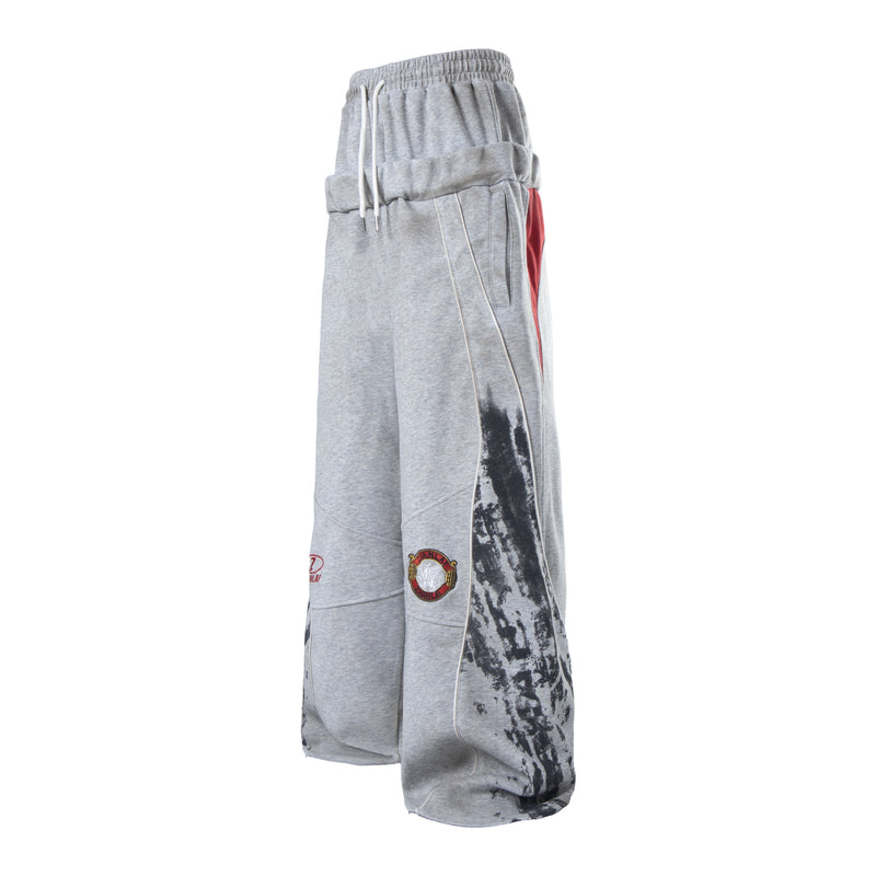 Tech Panel Wide-Leg Sweatpants | Bold Streetwear Fit
