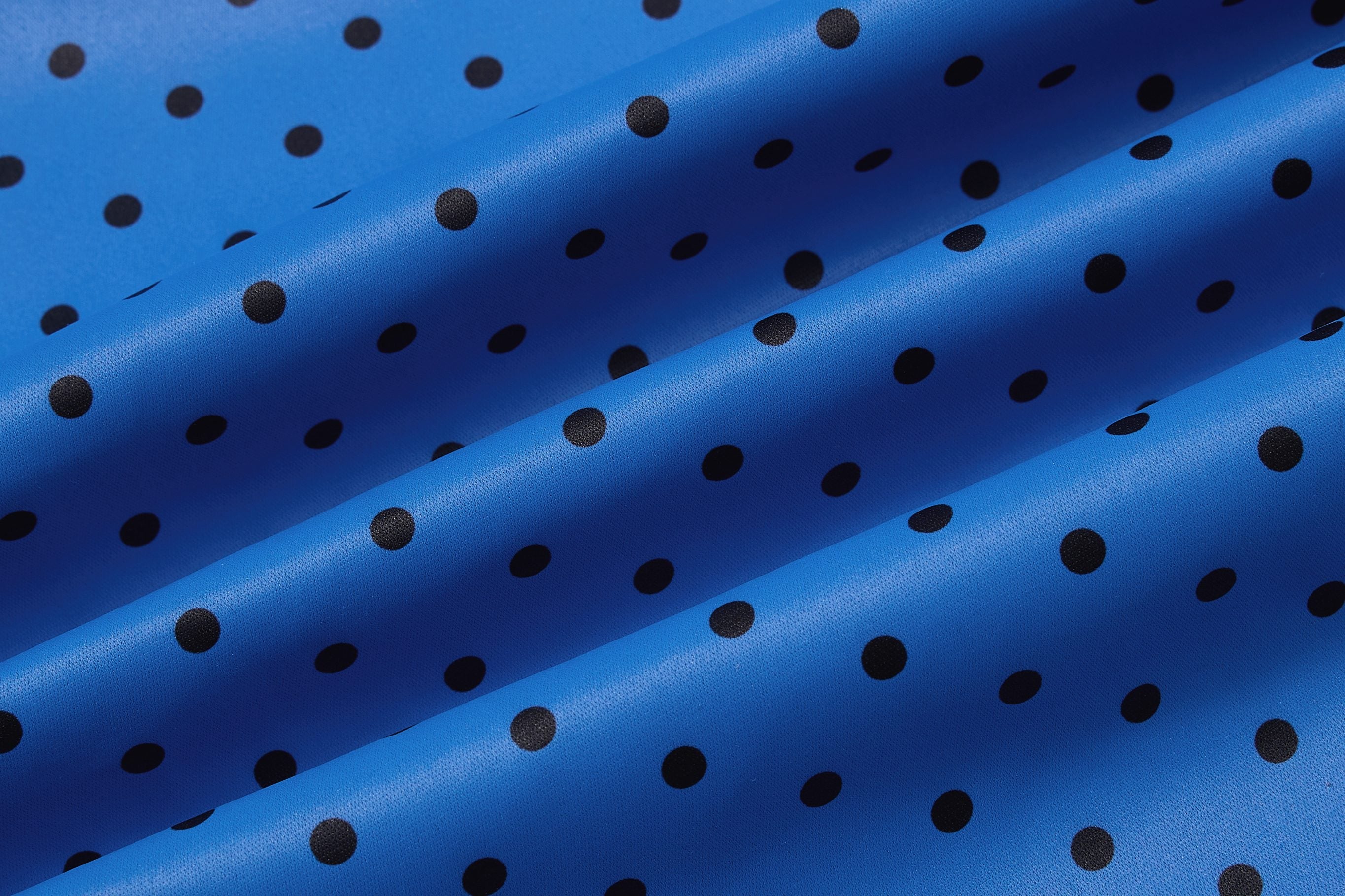 Polka Dot Wide-Leg Track Pants with Side Stripes | SEAKOFF
